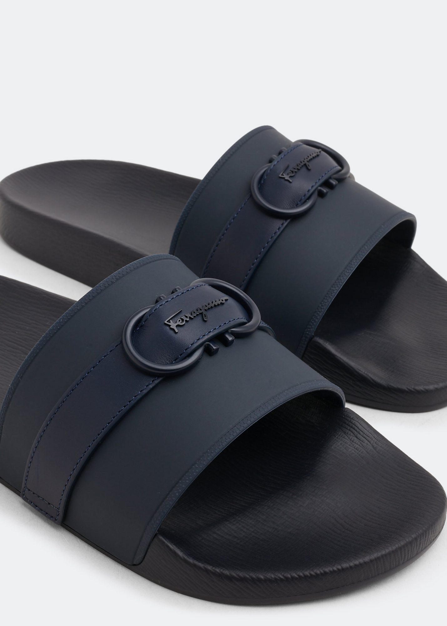 Gancini slides, Blue 
Gancini slides, Blue