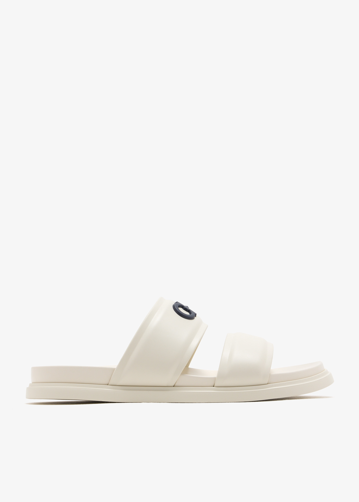 Gancini ornament sandals, White
Gancini ornament sandals, White
