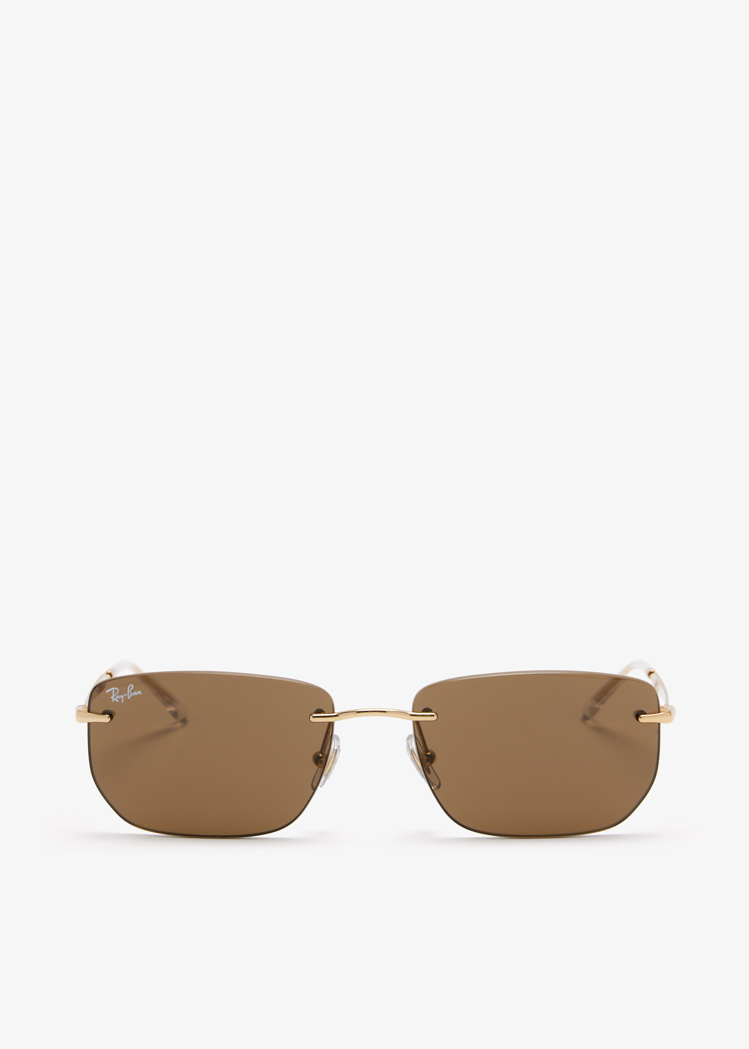 Rectangular sunglasses, Gold