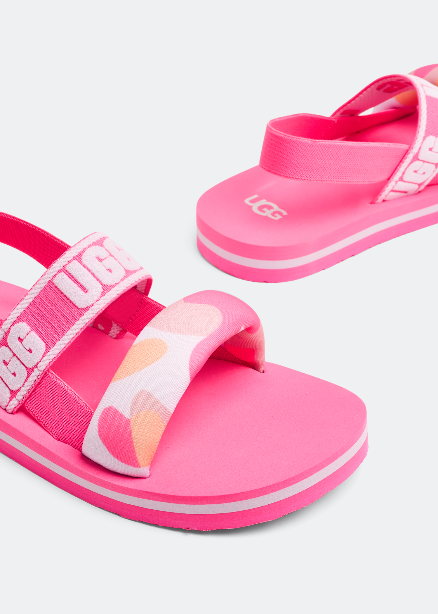 Zuma sling sandals, Pink