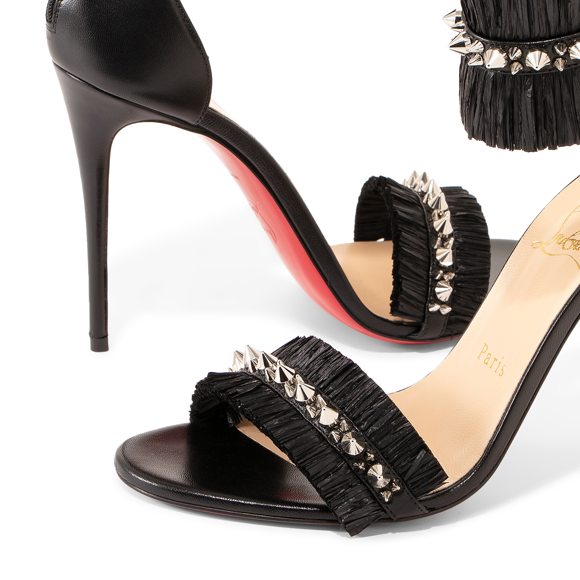Poupedou 100 sandals, Black