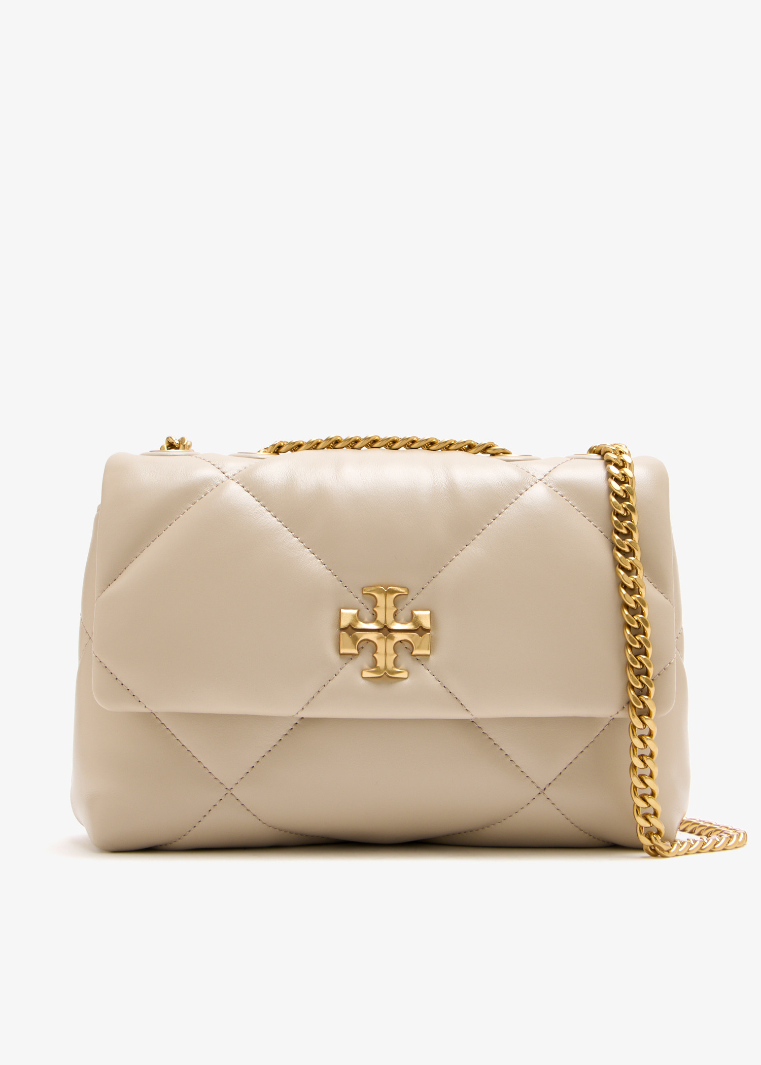 Kira diamond quilt small convertible shoulder bag, White
Kira diamond quilt small convertible shoulder bag, White