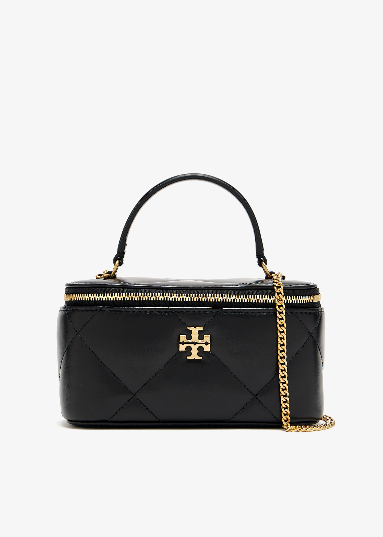 Kira Diamond quilt vanity case, Black
Kira Diamond quilt vanity case, Black