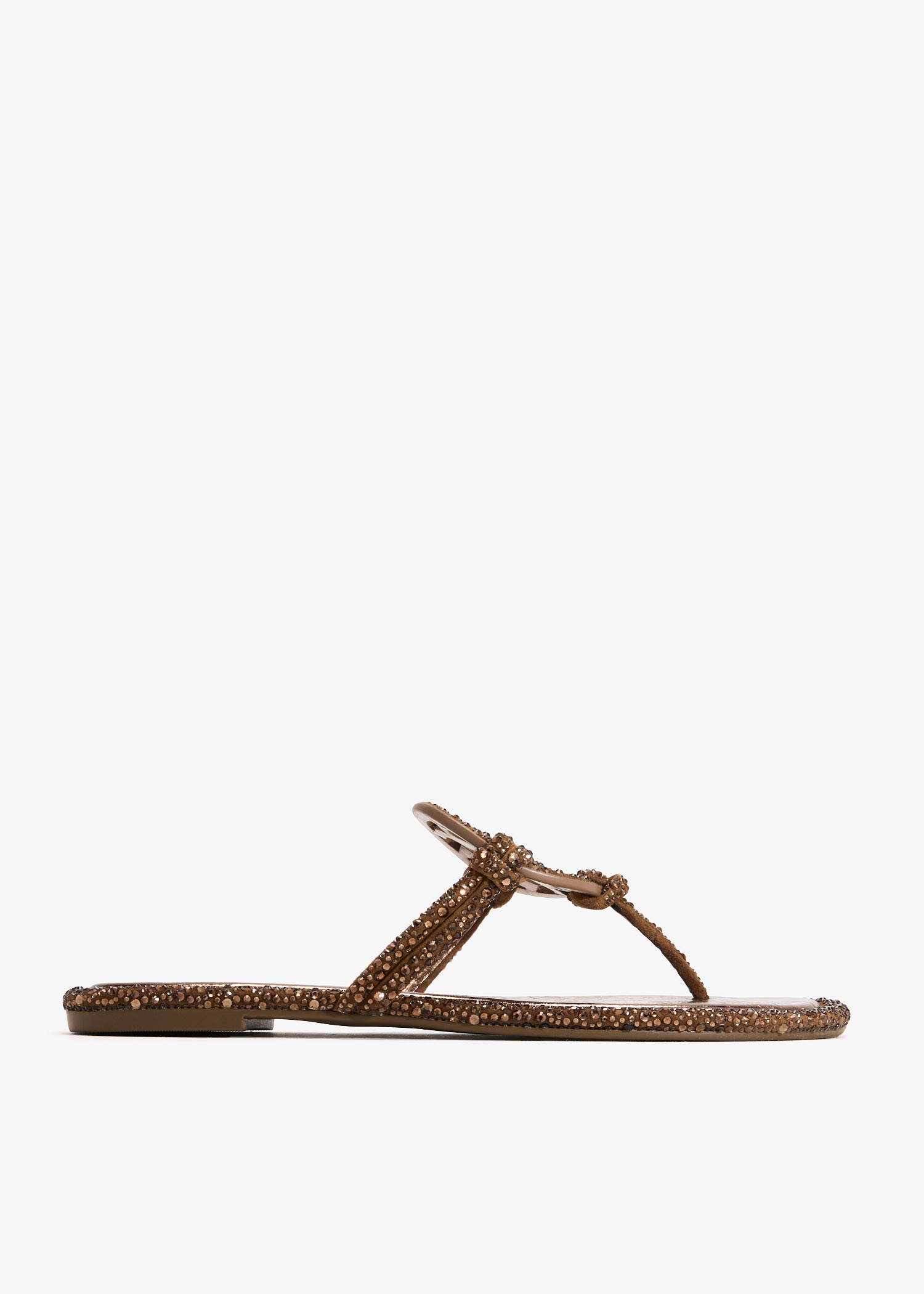 Miller knotted crystal sandals, Brown
Miller knotted crystal sandals, Brown