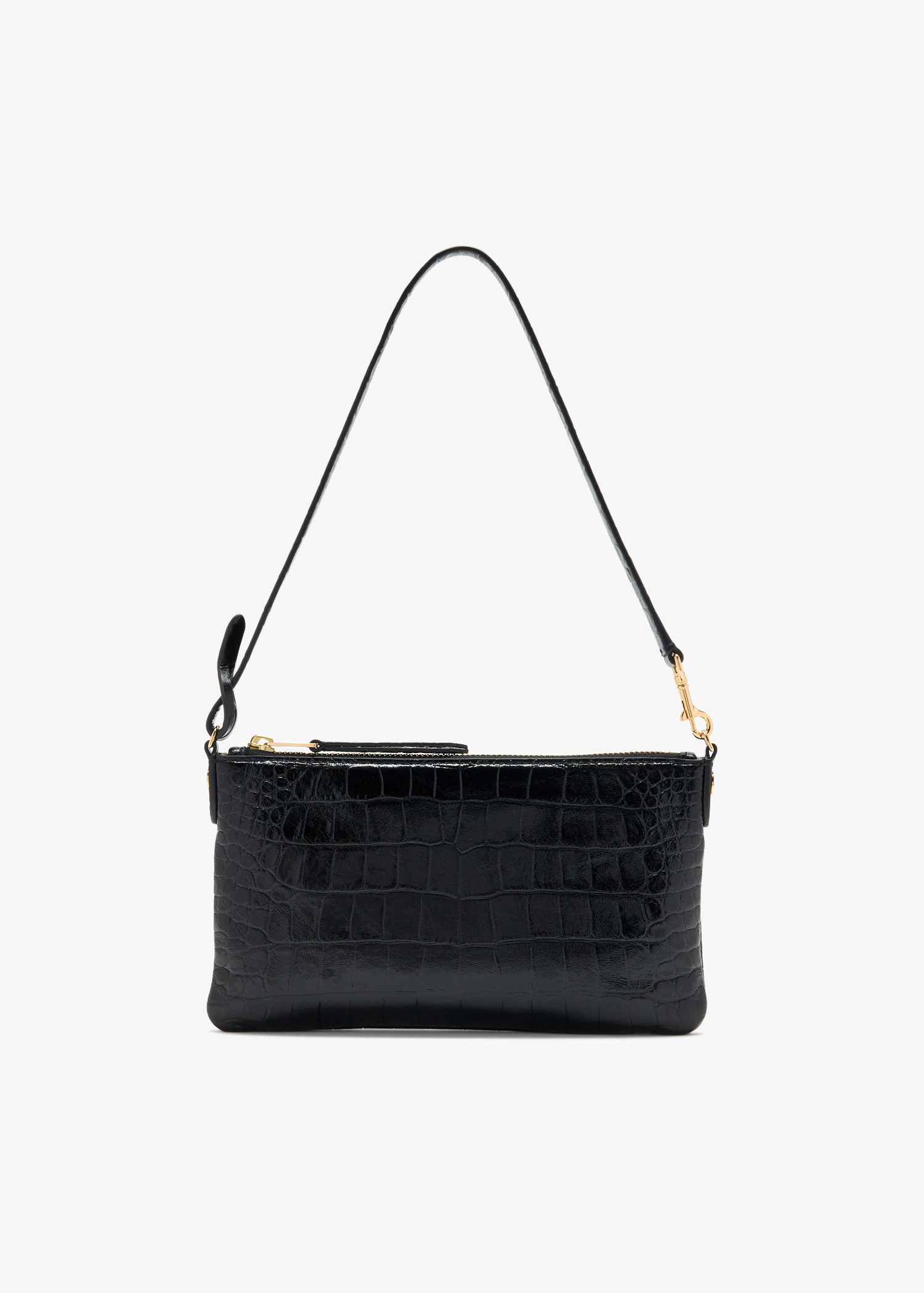 Leather pochette, Black
Leather pochette, Black