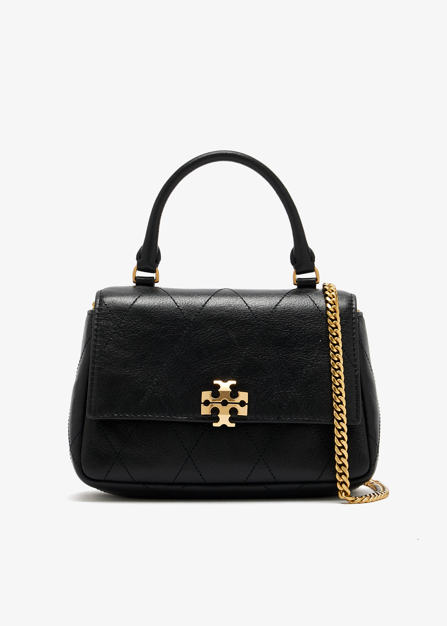 Mini Charlie Quilted top-handle bag, Black
Mini Charlie Quilted top-handle bag, Black
