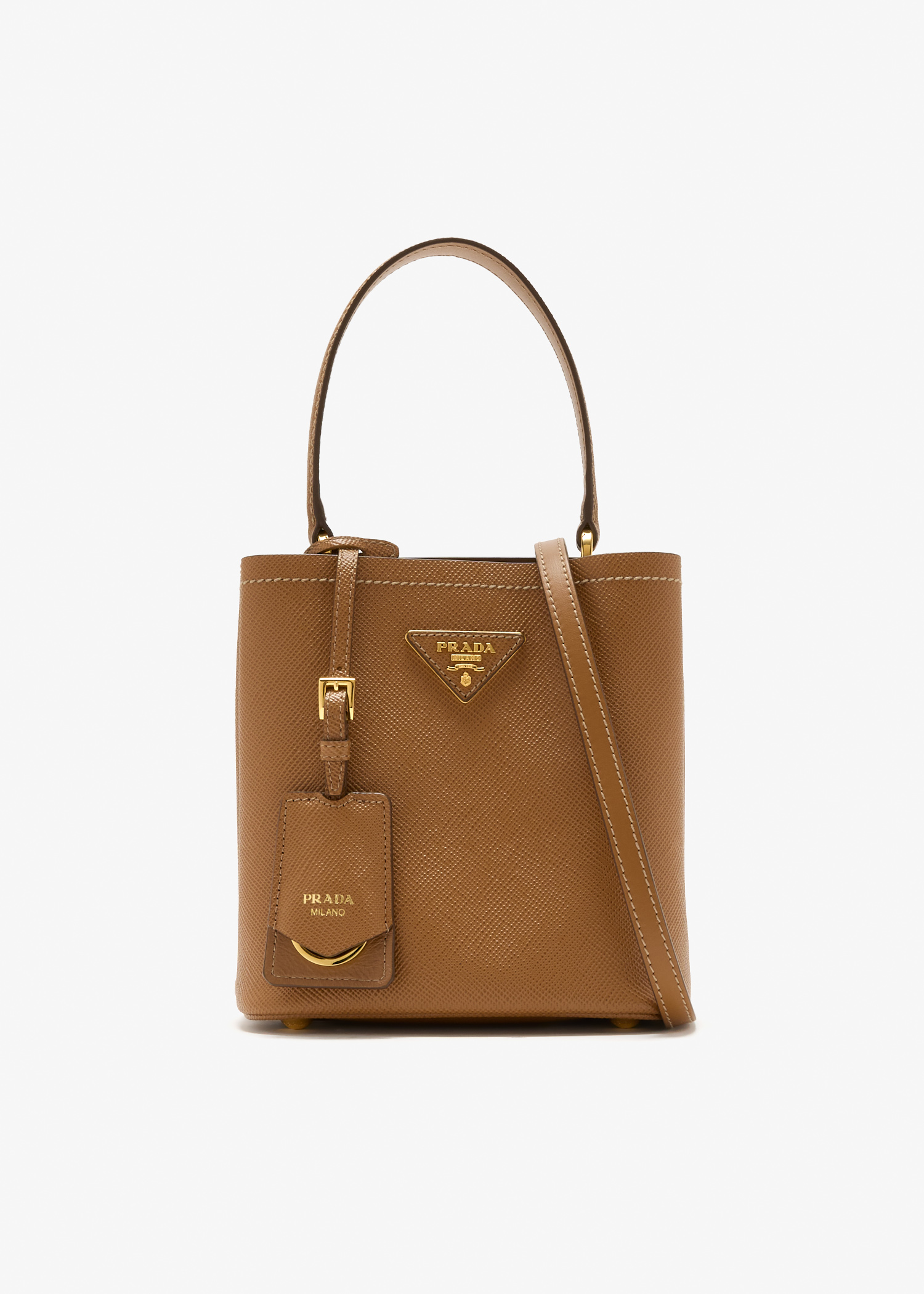 Prada Panier Saffiano leather mini bag, Beige
Prada Panier Saffiano leather mini bag, Beige