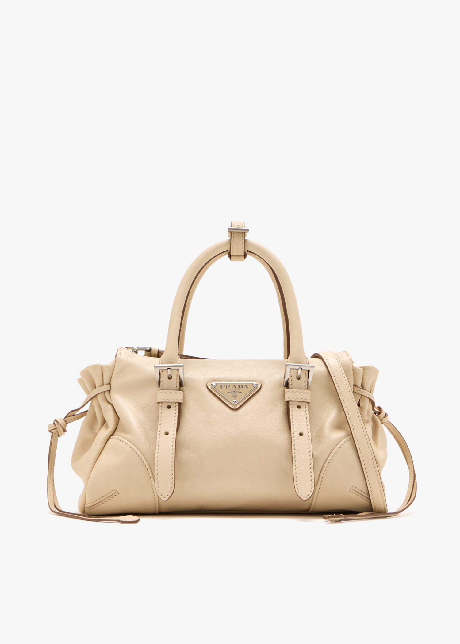 Prada Bonnie small leather bag, Beige
Prada Bonnie small leather bag, Beige