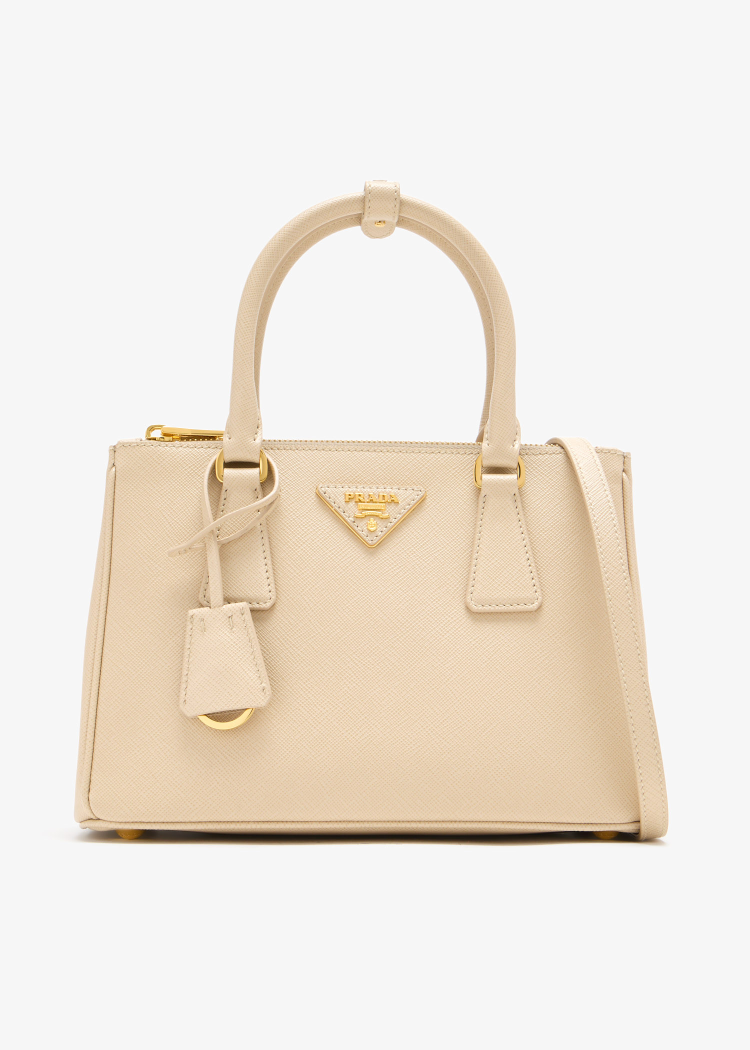 Prada Galleria small saffiano leather bag, Beige
Prada Galleria small saffiano leather bag, Beige