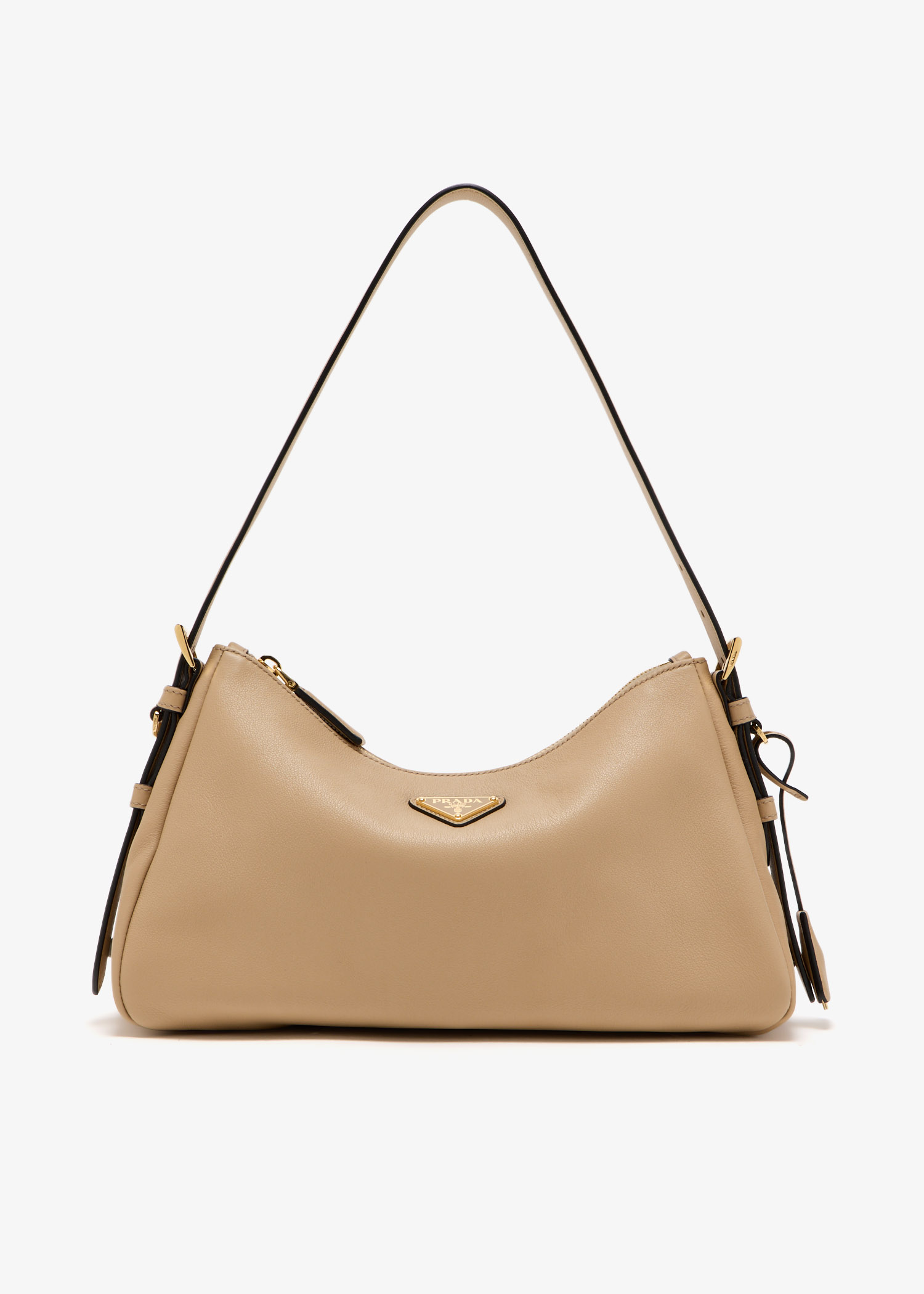 Prada Aimée medium leather shoulder bag, Beige
Prada Aimée medium leather shoulder bag, Beige
