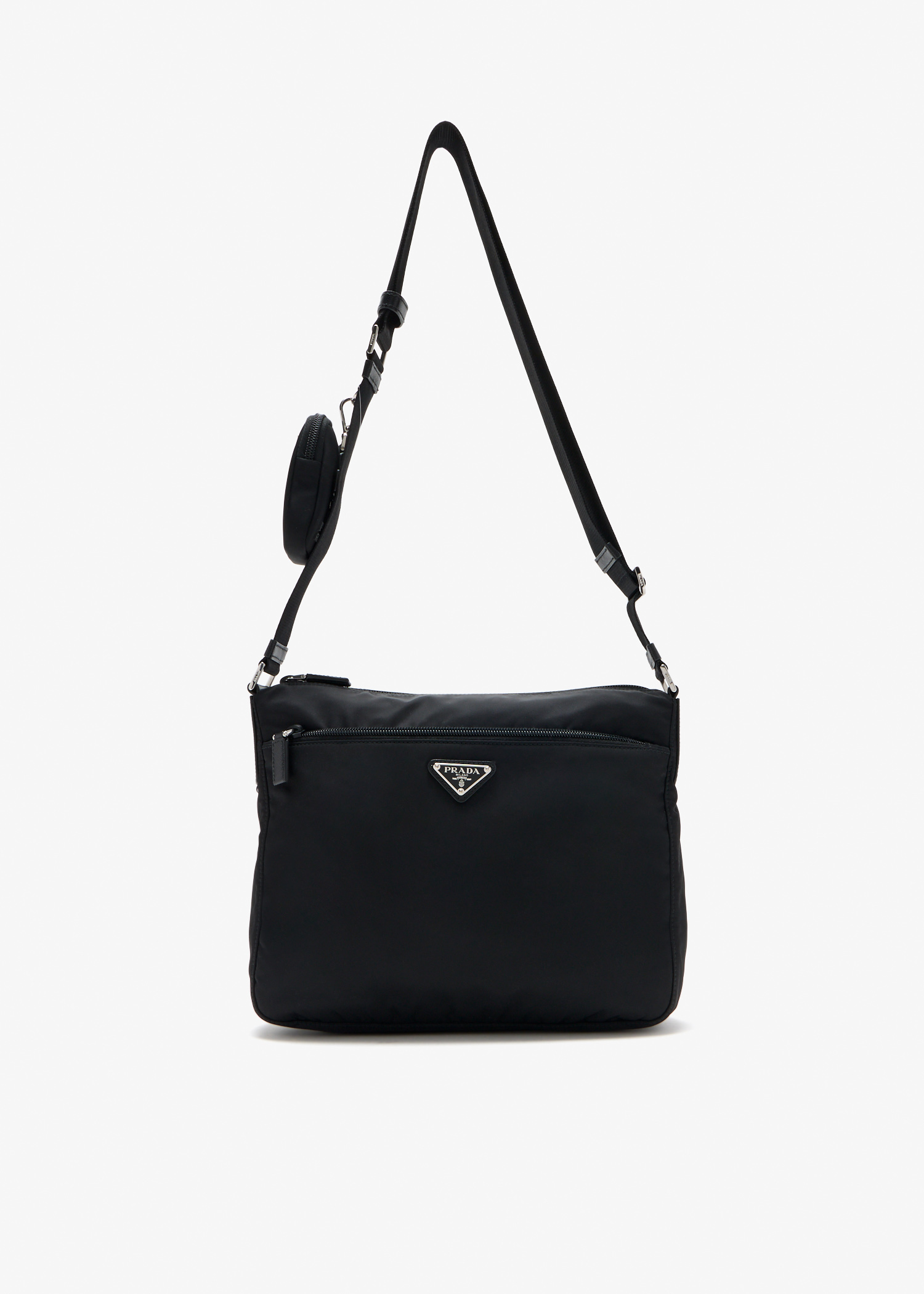 Re-Nylon crossbody bag, Black
Re-Nylon crossbody bag, Black