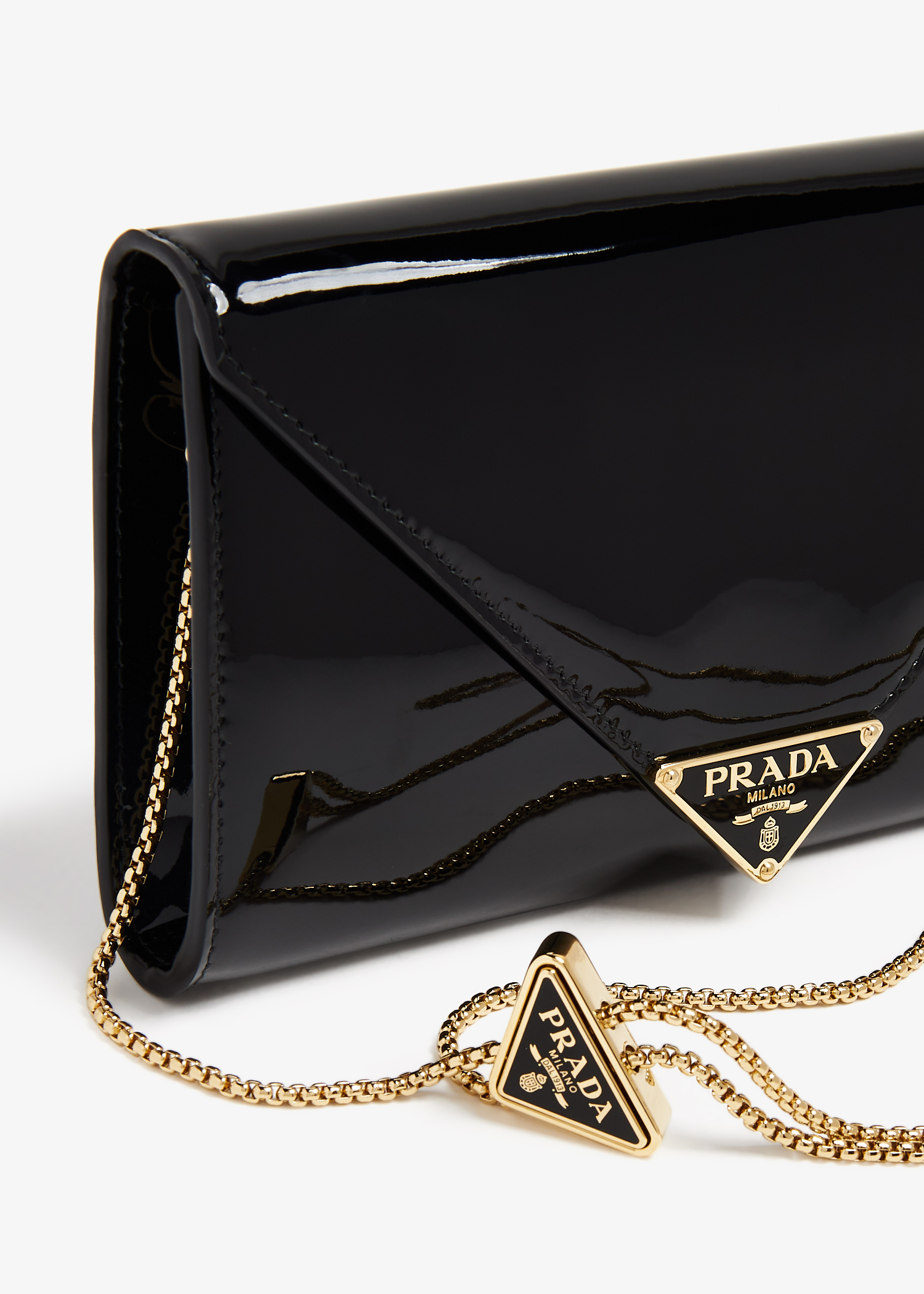 Patent leather mini-bag, Black