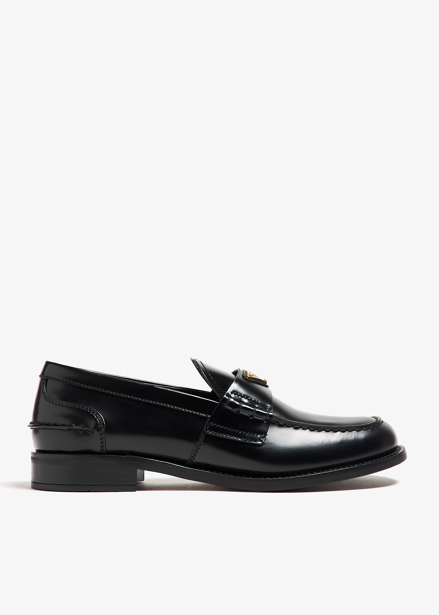 Brushed leather loafers, Black
Brushed leather loafers, Black