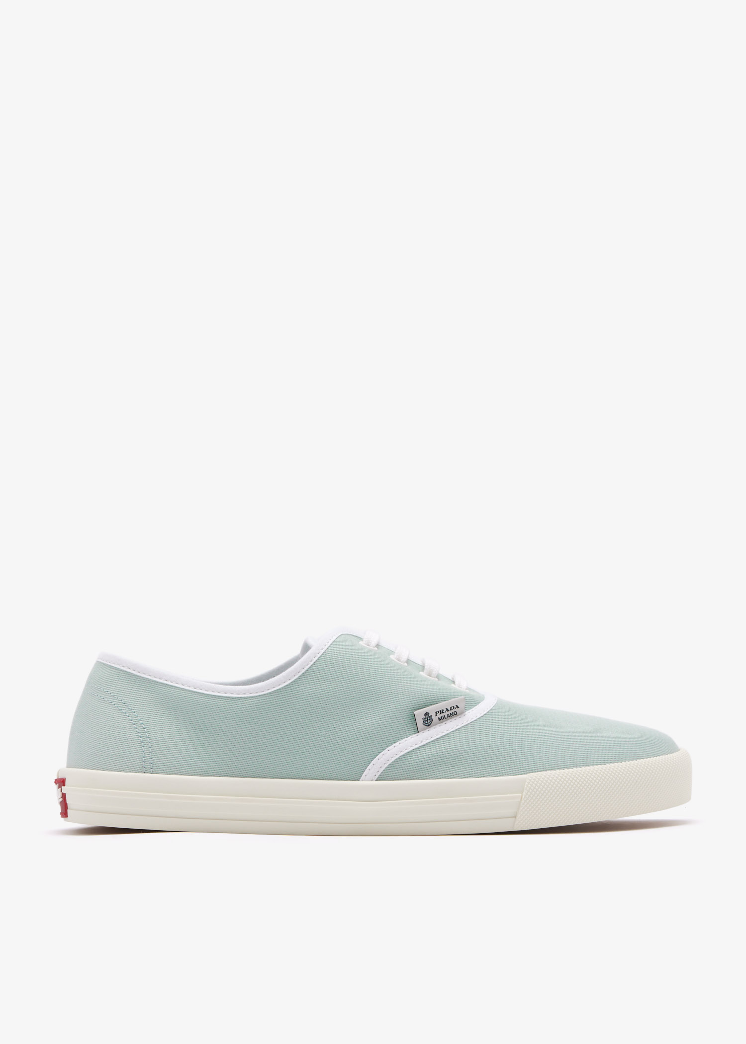 Drill fabric laced sneakers, Green
Drill fabric laced sneakers, Green