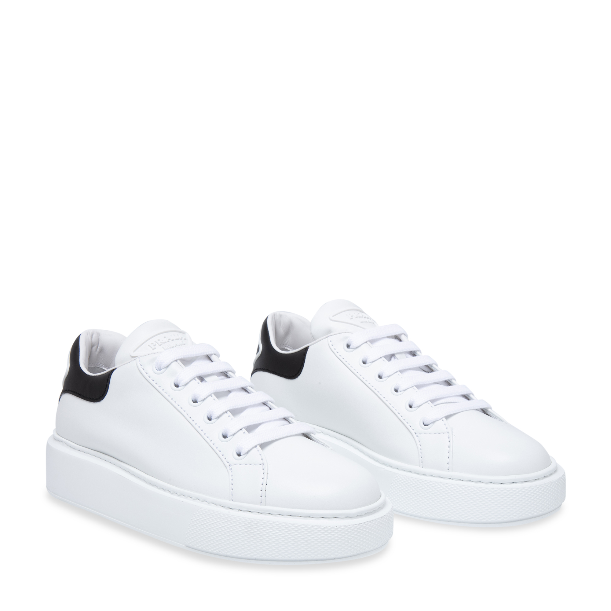 Leather sneakers, White