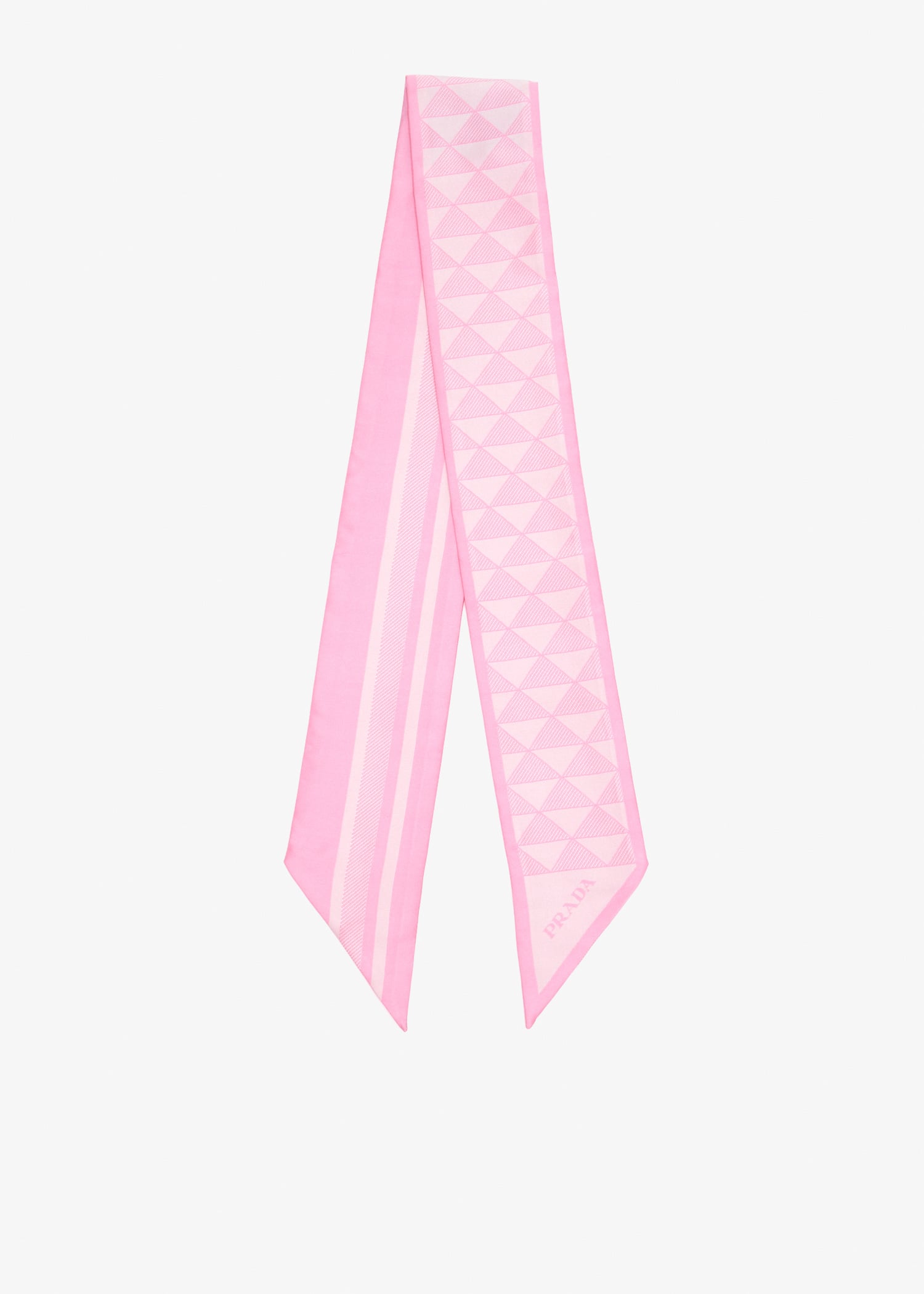 Printed silk skinny scarf
Printed silk skinny scarf