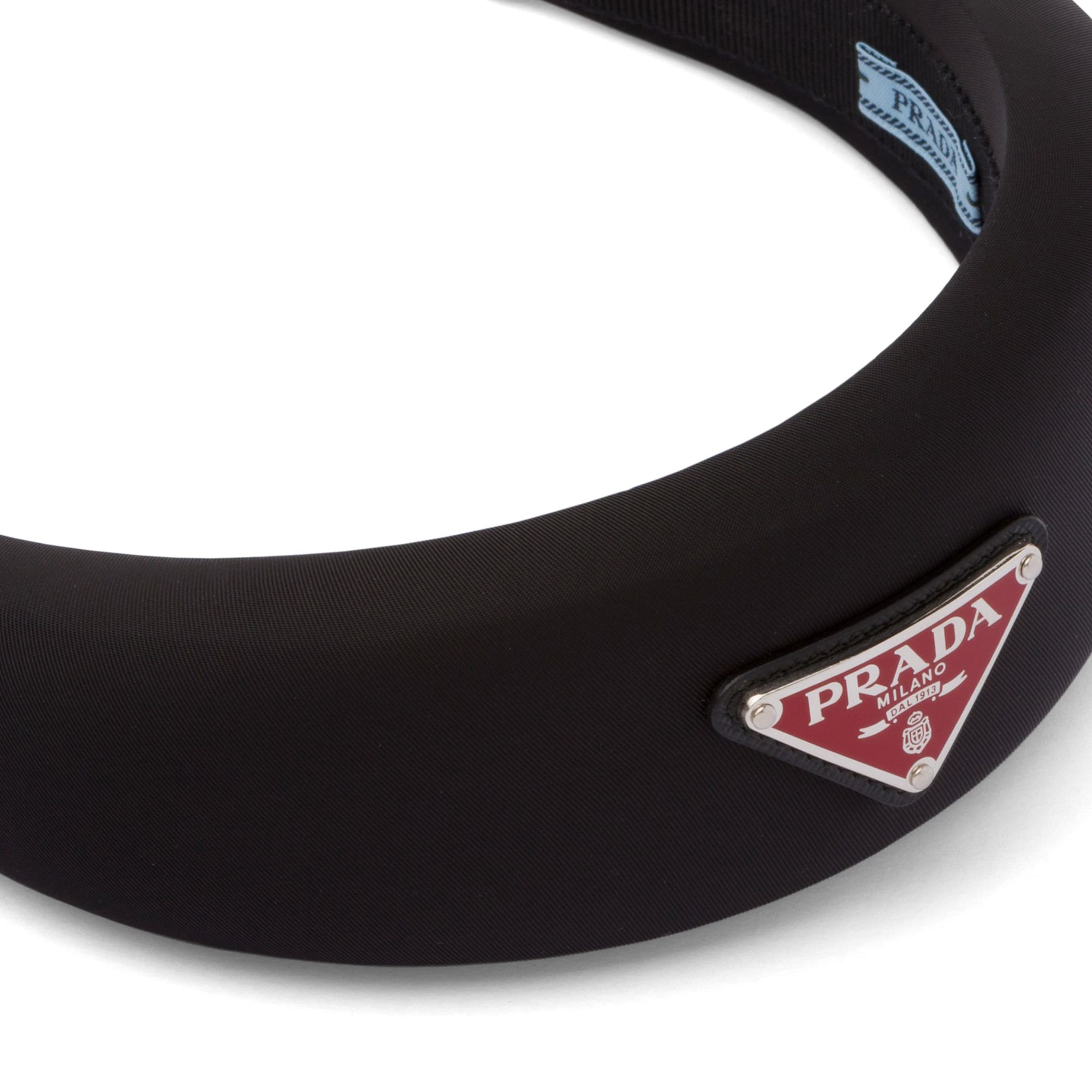 Satin headband, Black