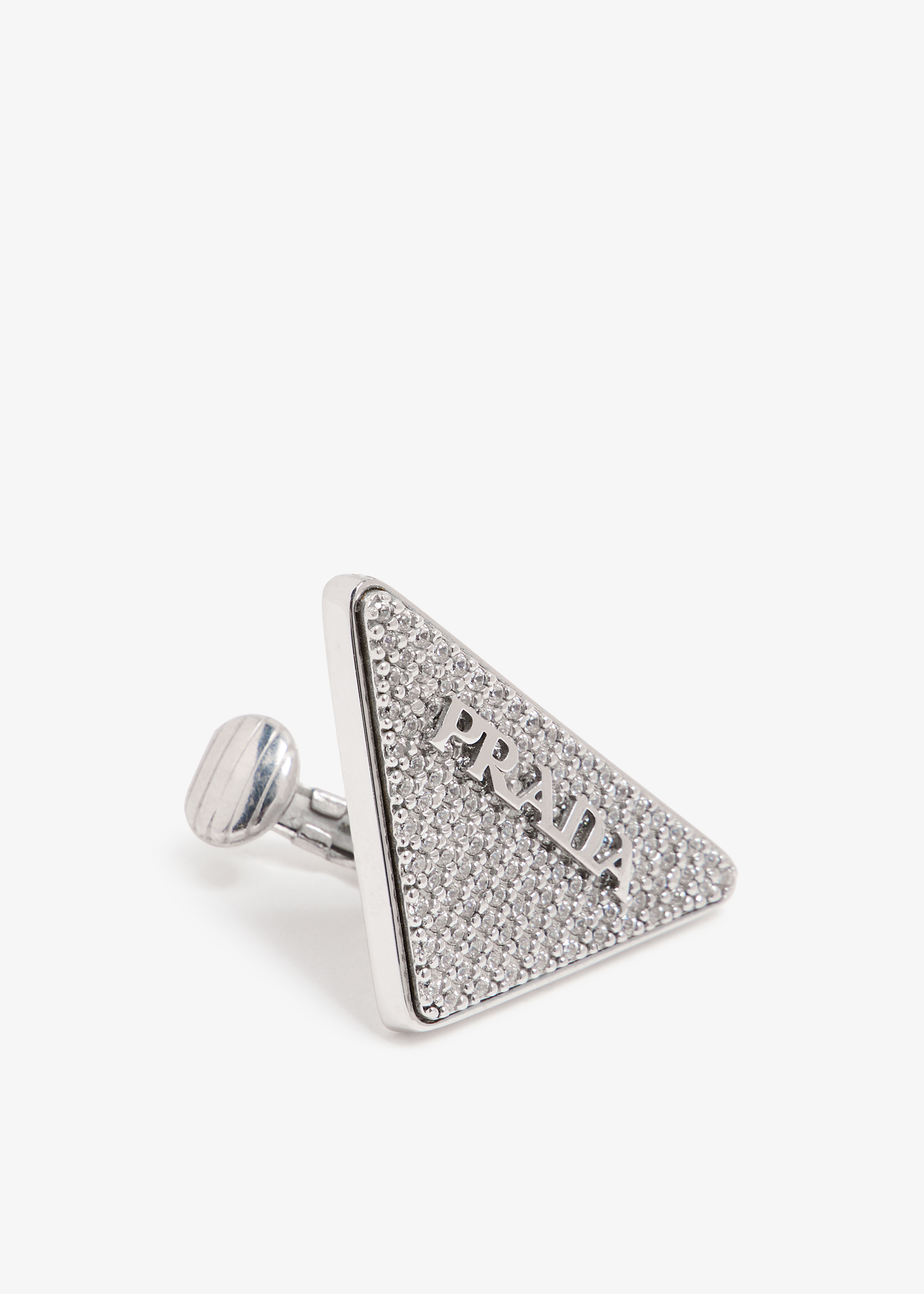 Crystal Logo Jewels left earring, Silver 
Crystal Logo Jewels left earring, Silver