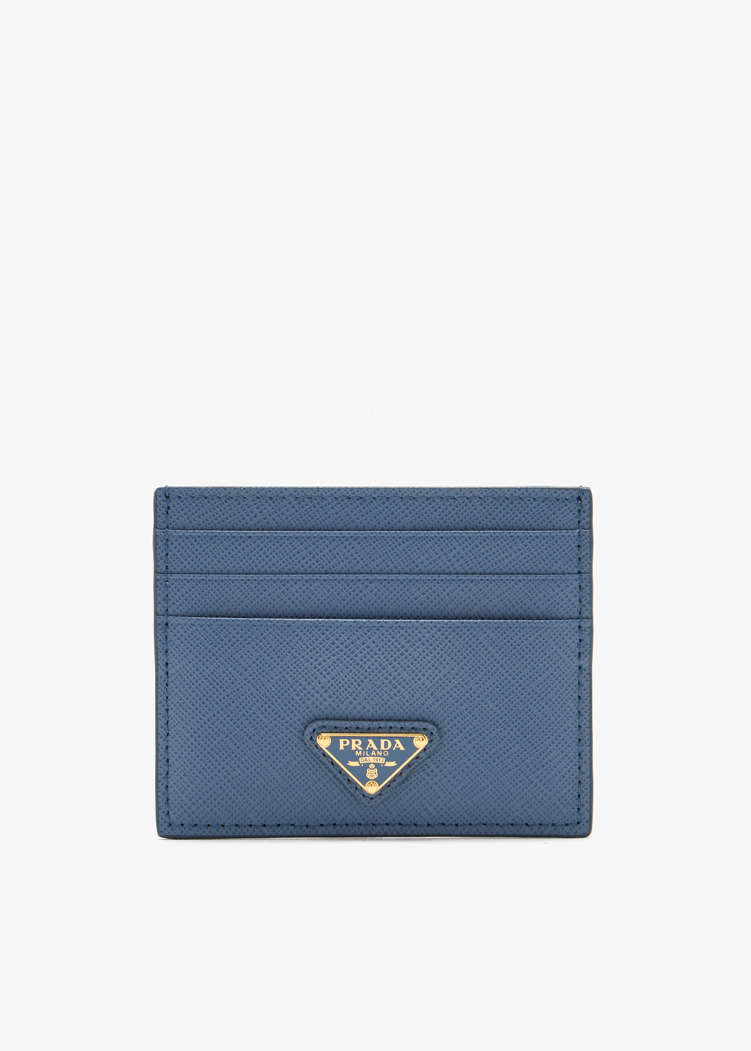 Saffiano leather card holder, Blue
Saffiano leather card holder, Blue