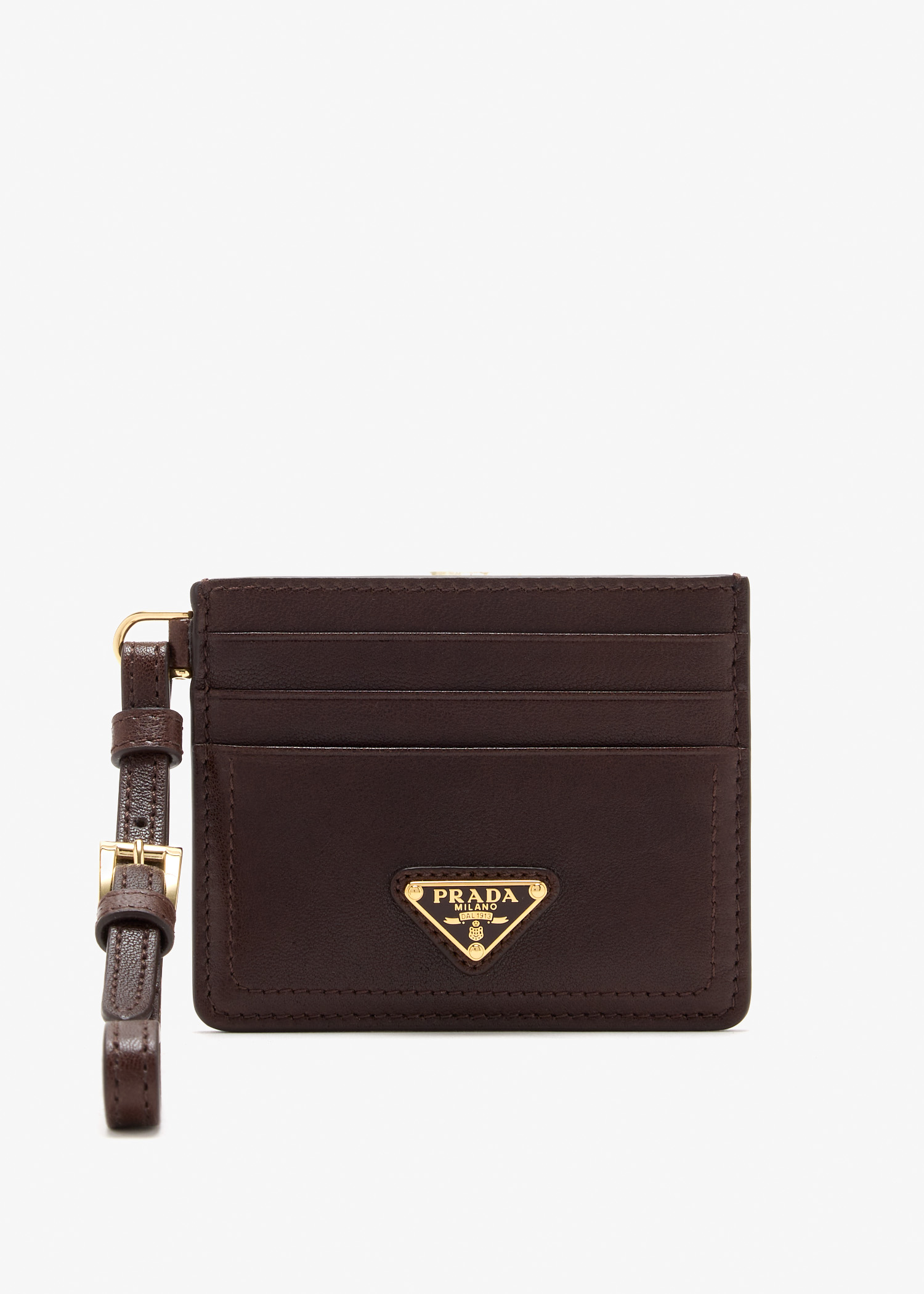 Nappa leather card holder, Brown
Nappa leather card holder, Brown