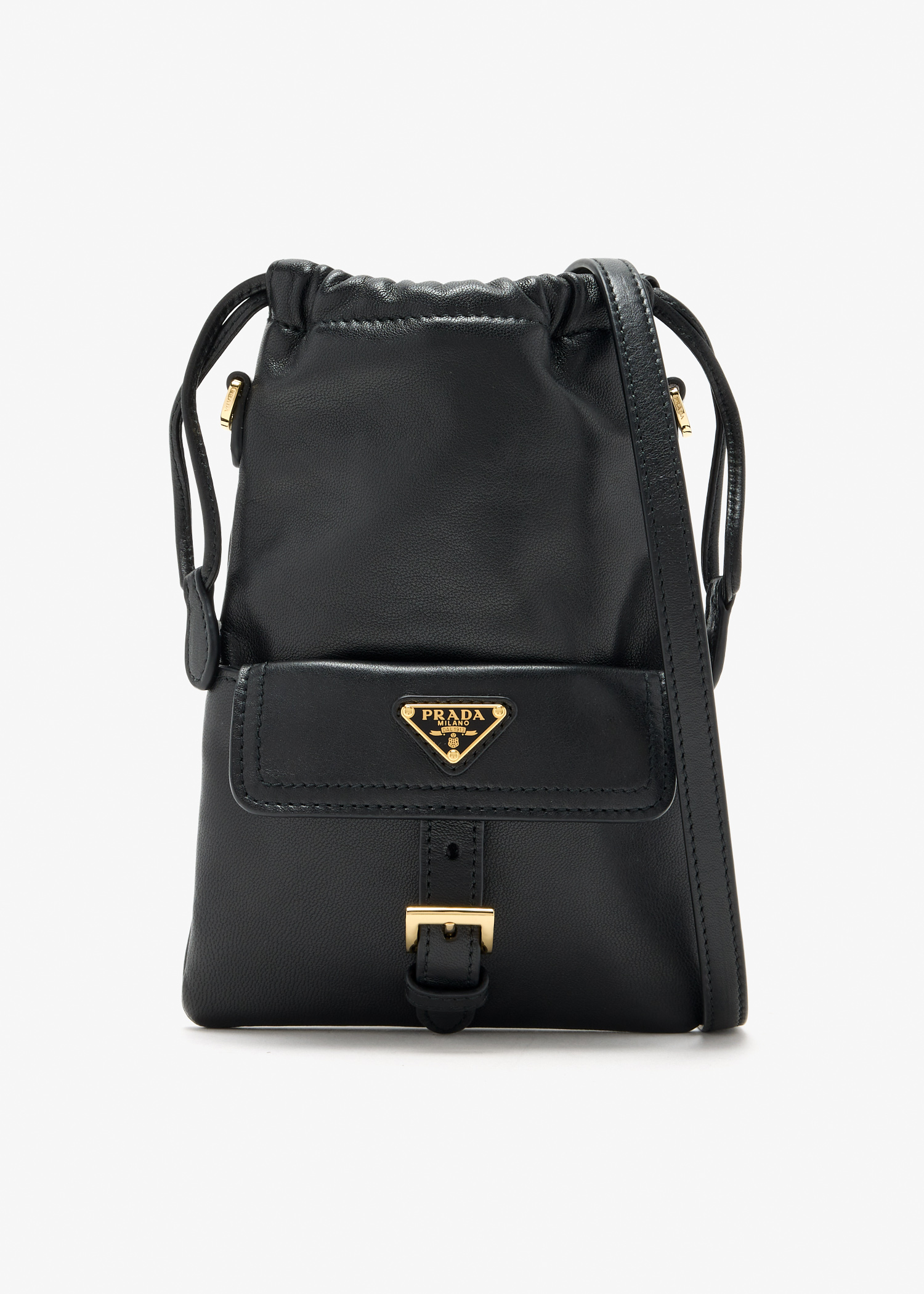 Nappa leather pouch, Black
Nappa leather pouch, Black