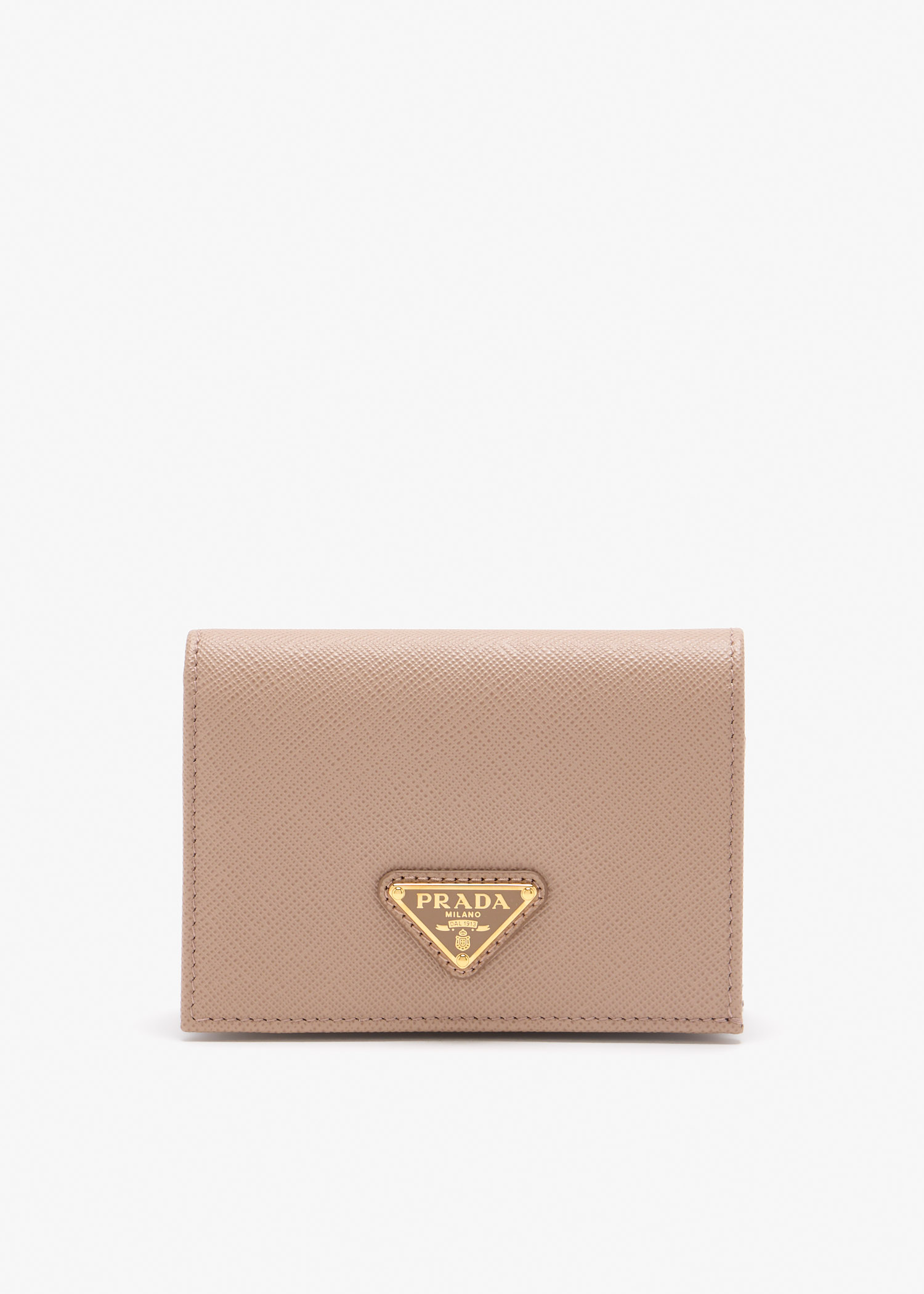 Small Saffiano leather wallet, Beige
Small Saffiano leather wallet, Beige