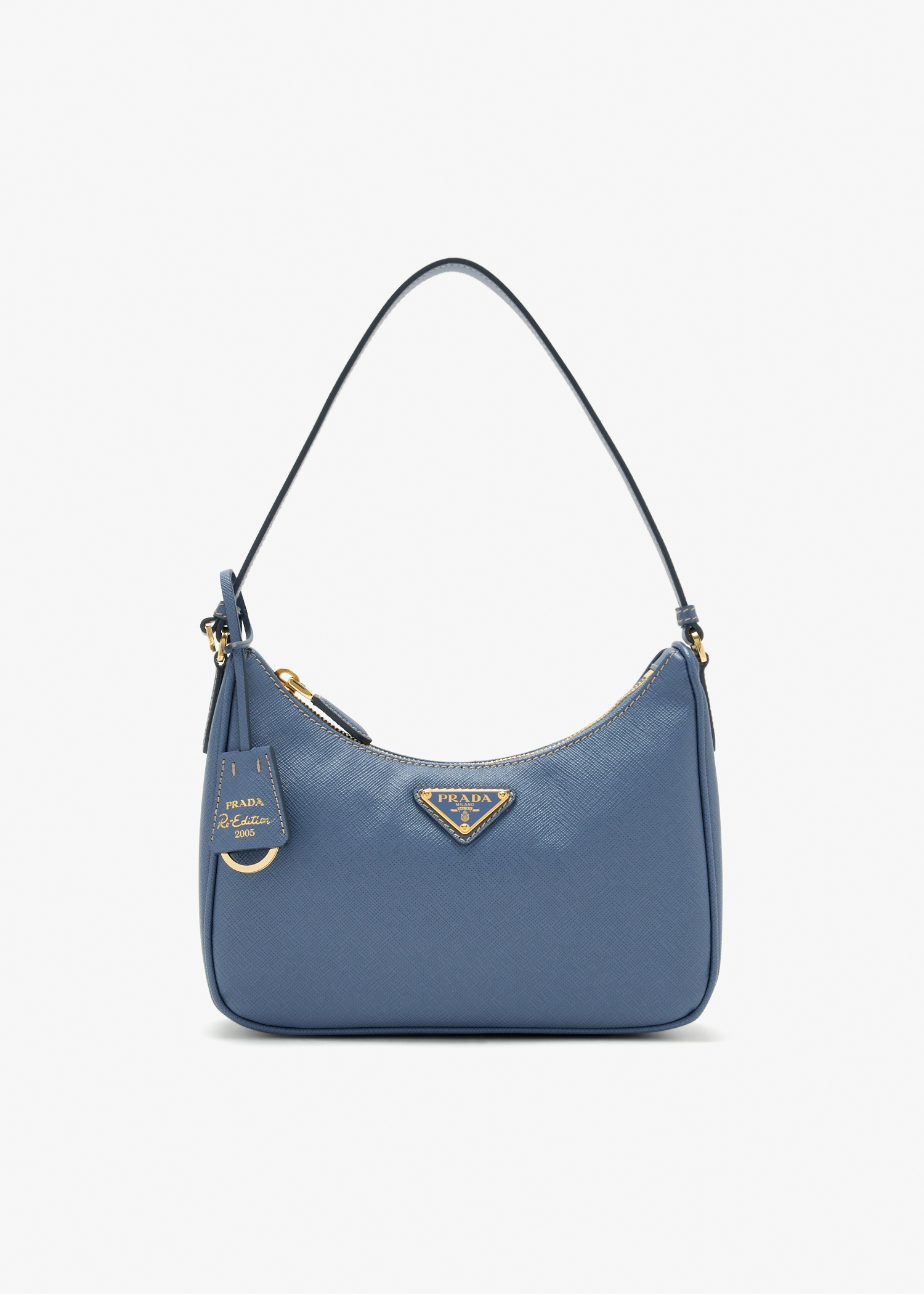 Prada Re-Edition 2005 Saffiano leather mini bag, Blue
Prada Re-Edition 2005 Saffiano leather mini bag, Blue
