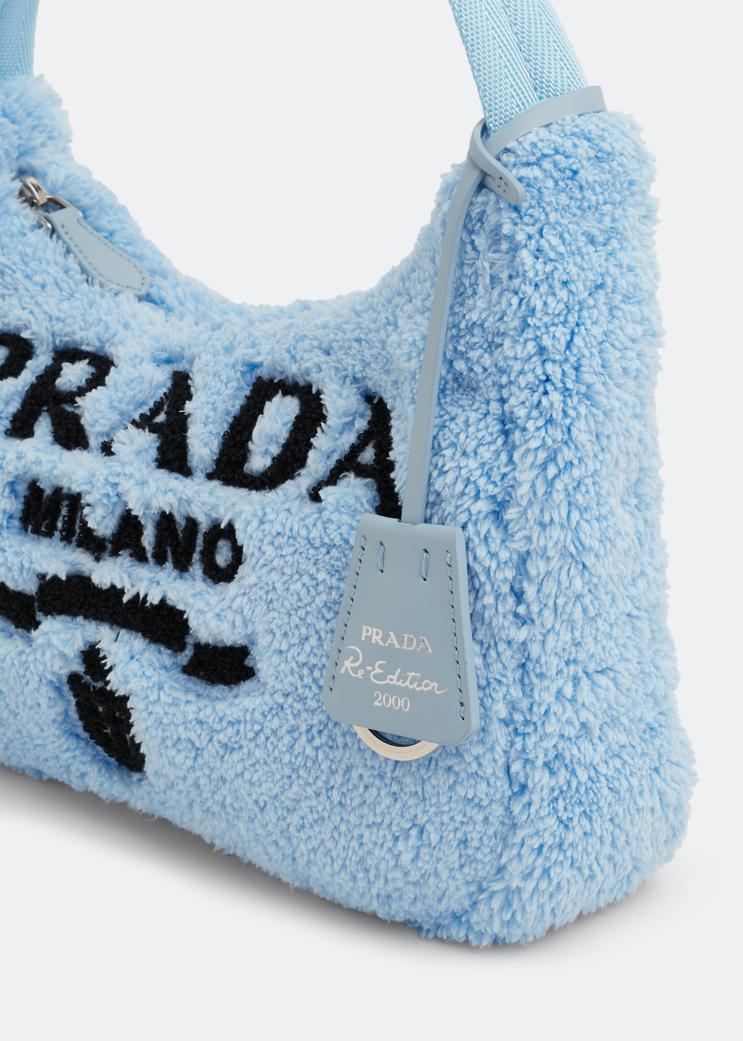 Re-Edition 2000 terry mini-bag, Blue