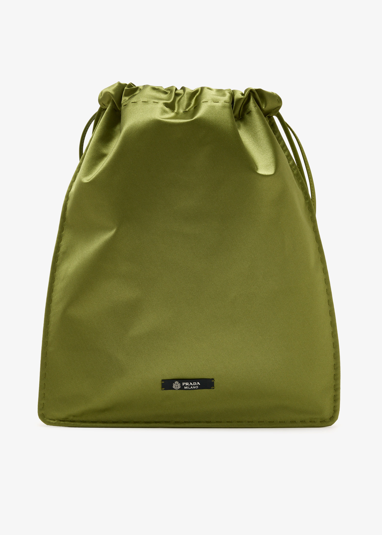 Prada Wish silk duchesse pouch, Green
Prada Wish silk duchesse pouch, Green