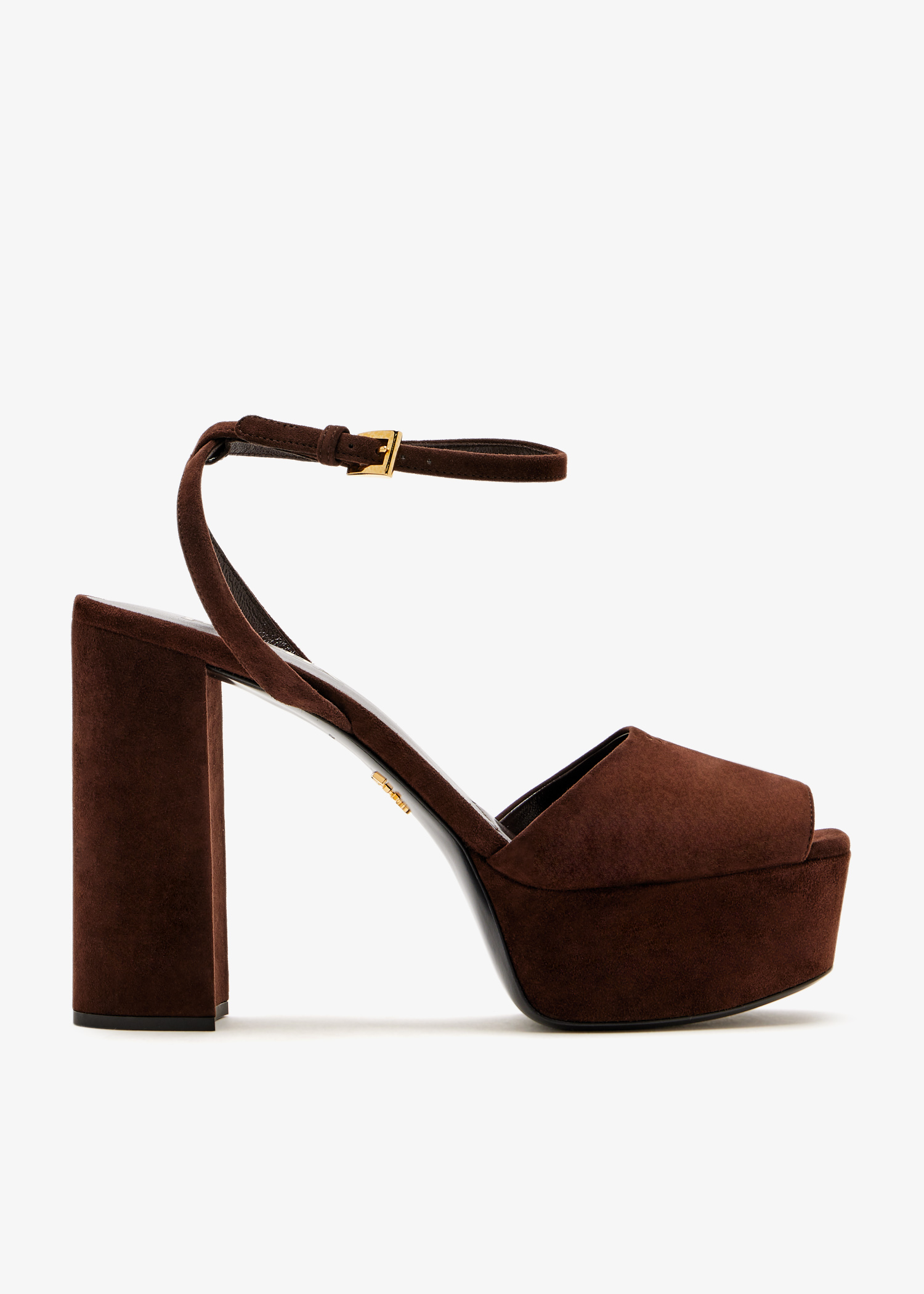 Suede platform sandals, Brown
Suede platform sandals, Brown