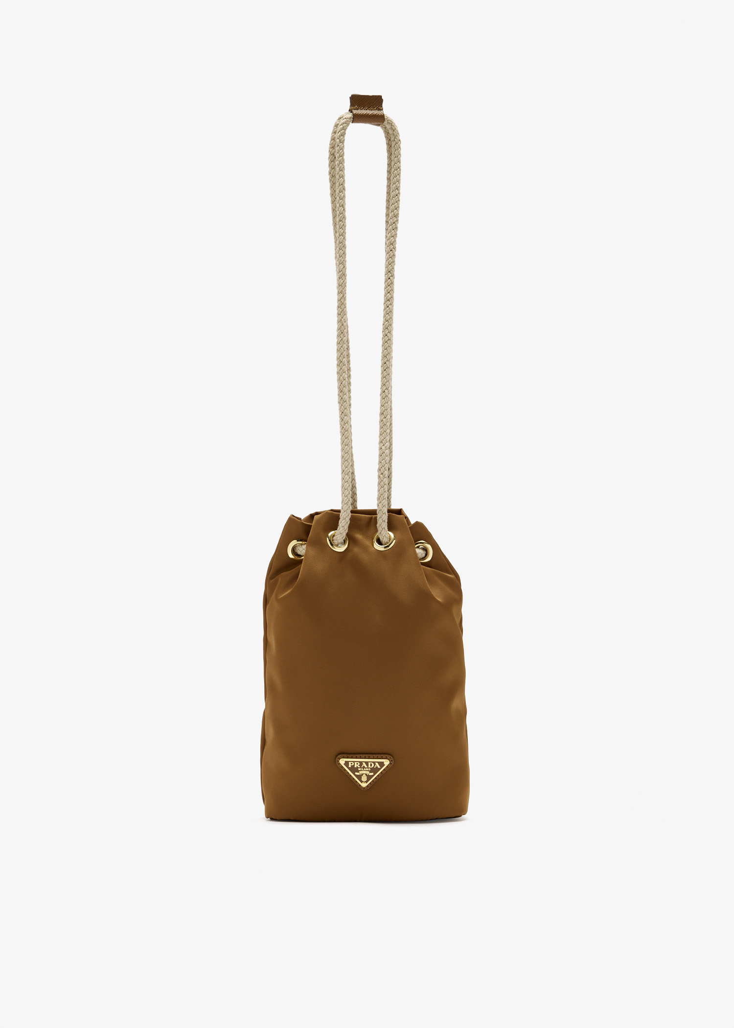 Re-Nylon smartphone pouch, Brown
Re-Nylon smartphone pouch, Brown