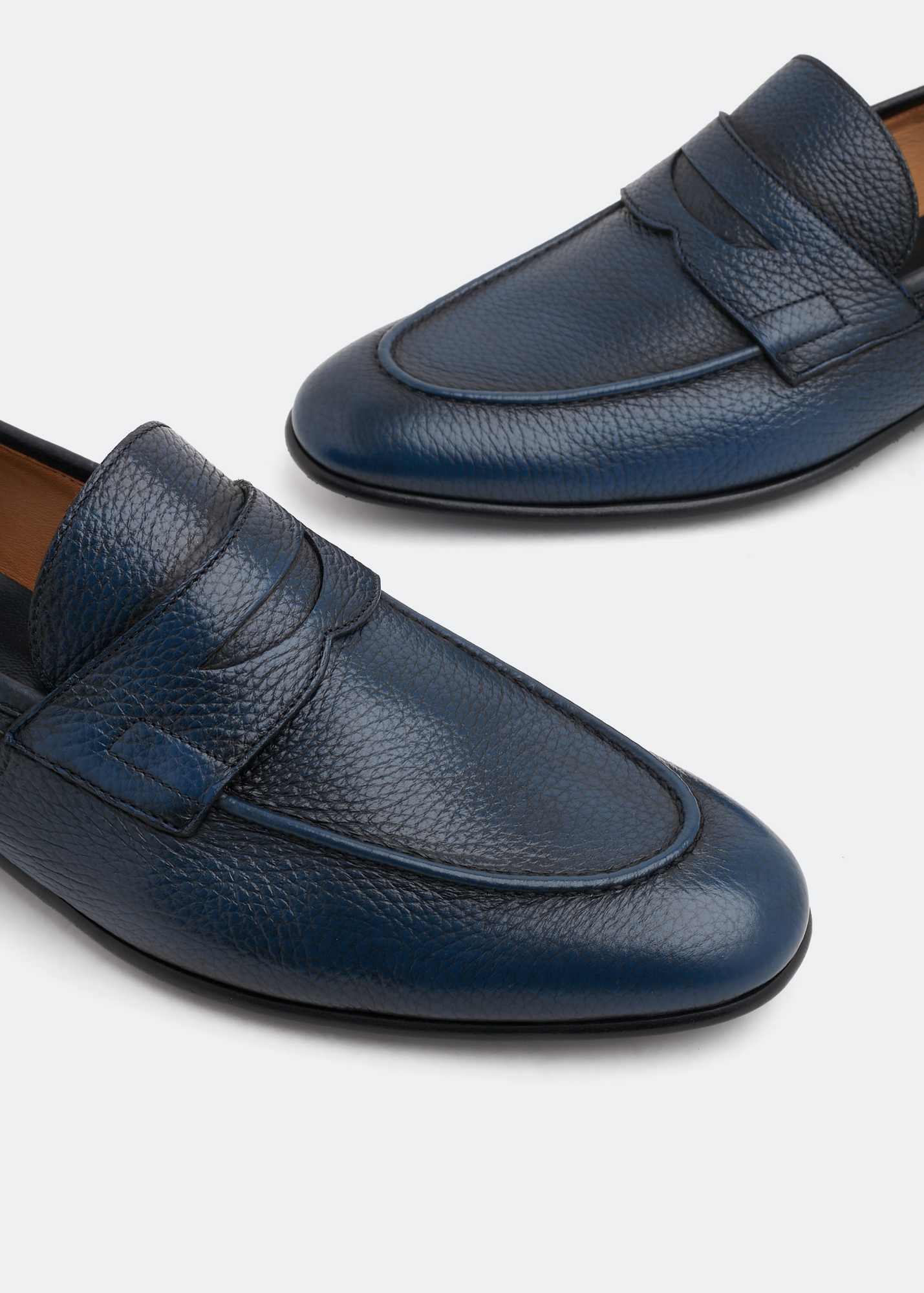 Penny loafers, Blue