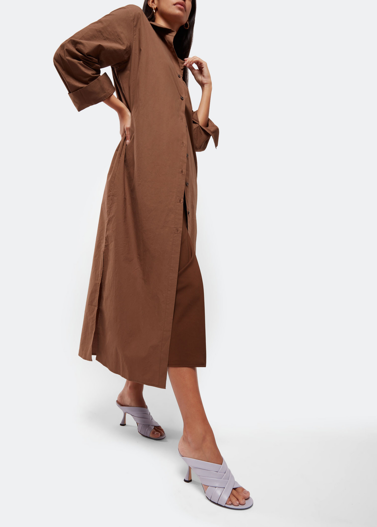 Louie mules, Purple