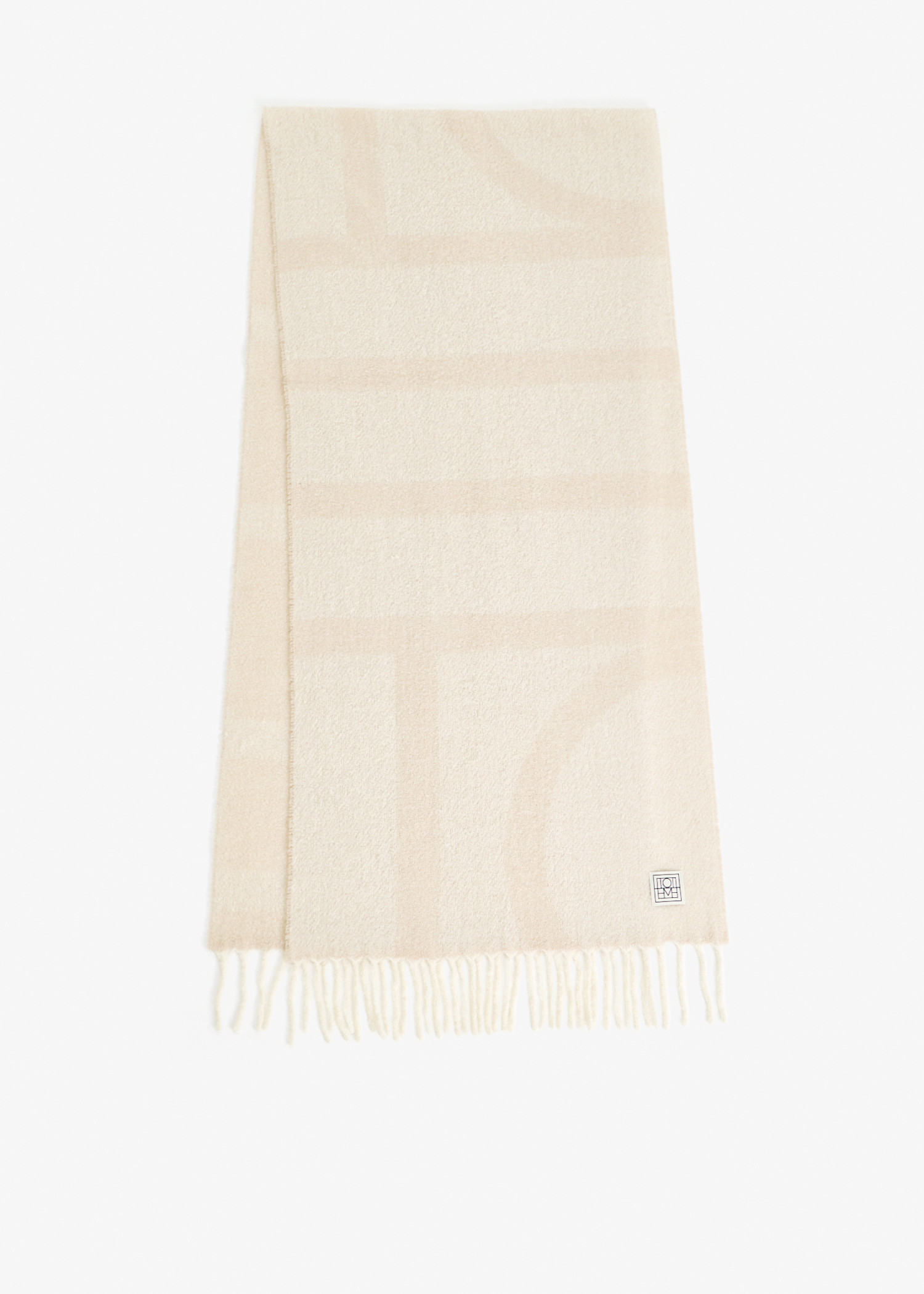 Monogram jacquard scarf, White
Monogram jacquard scarf, White