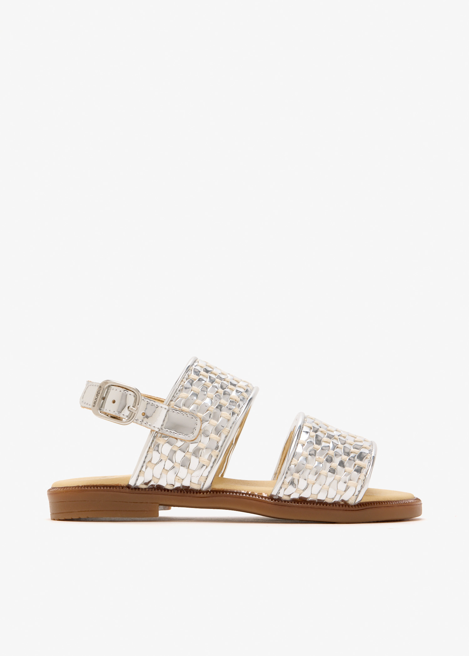 Braided leather sandals, Silver
Braided leather sandals, Silver
