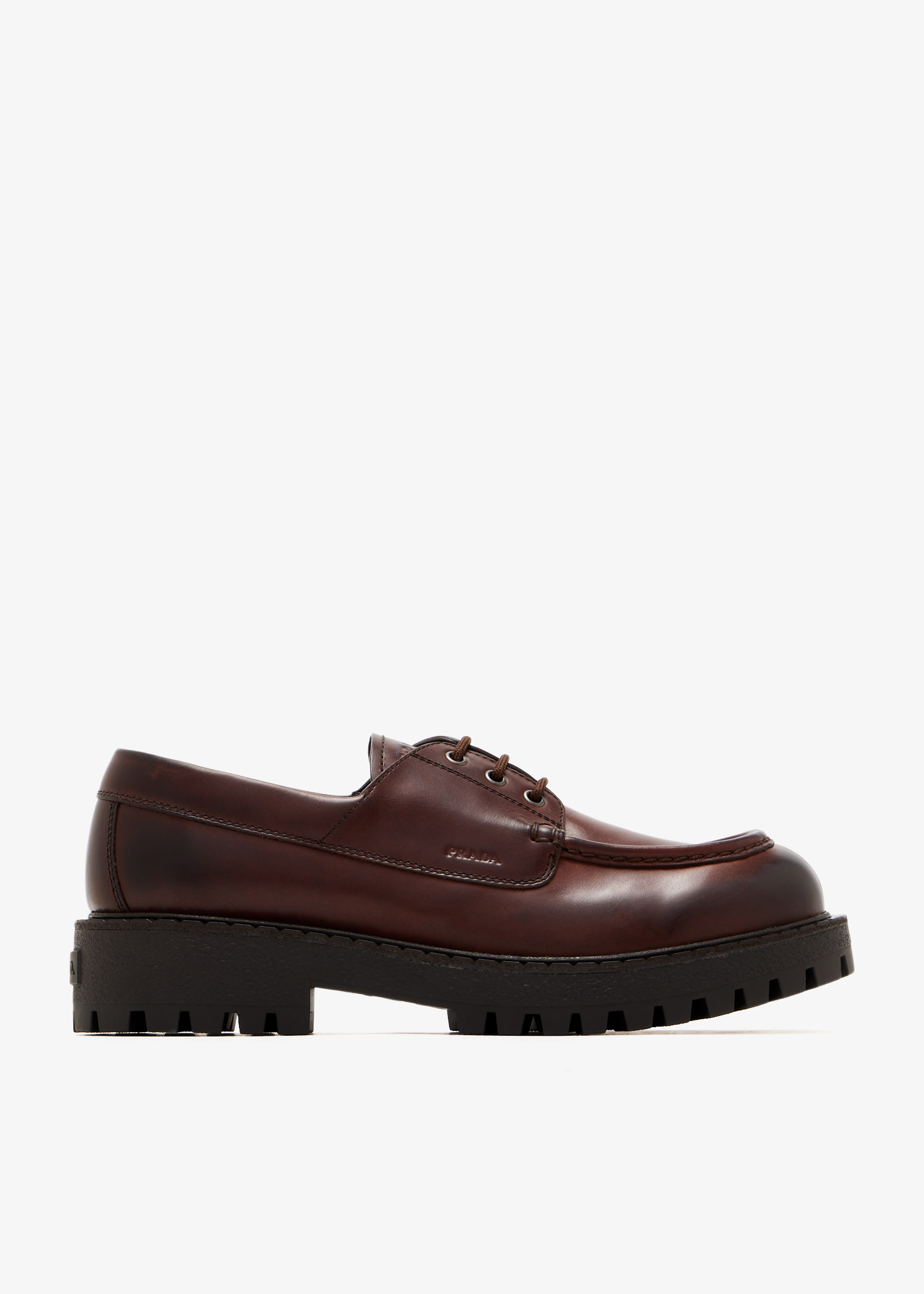 Laced leather loafers, Brown
Laced leather loafers, Brown
