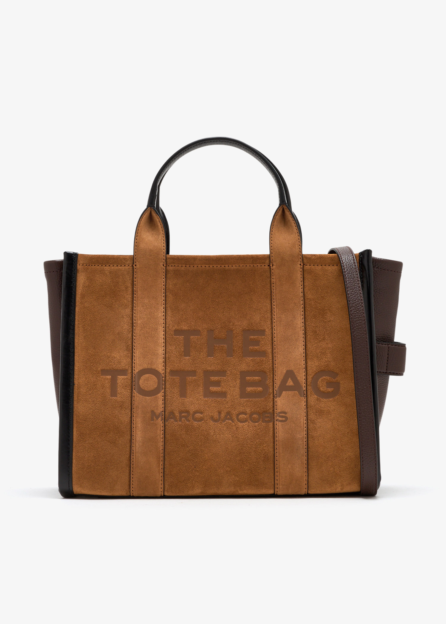 The Suede medium tote bag, Brown
The Suede medium tote bag, Brown
