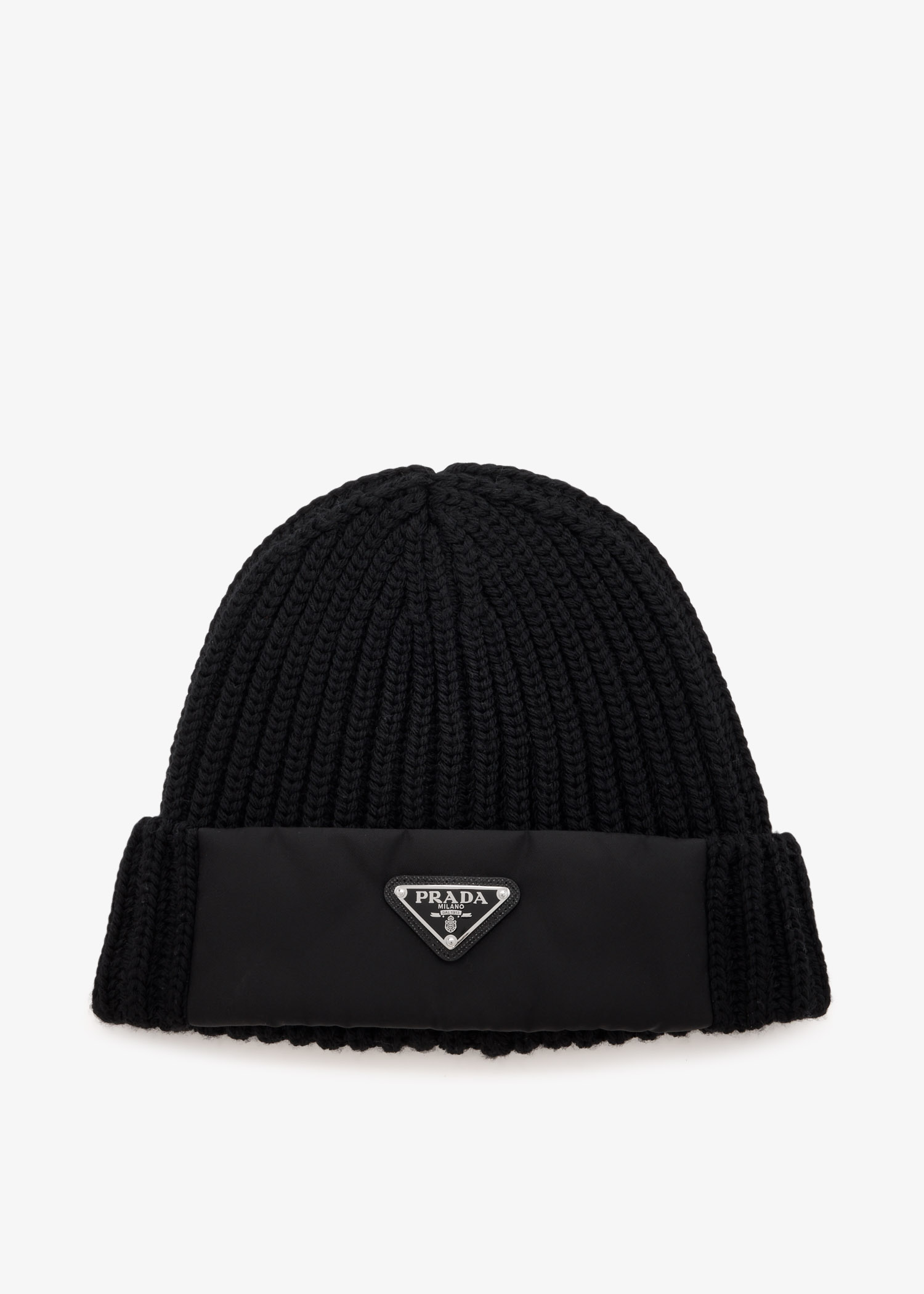 Wool and Re-Nylon beanie, Black
Wool and Re-Nylon beanie, Black