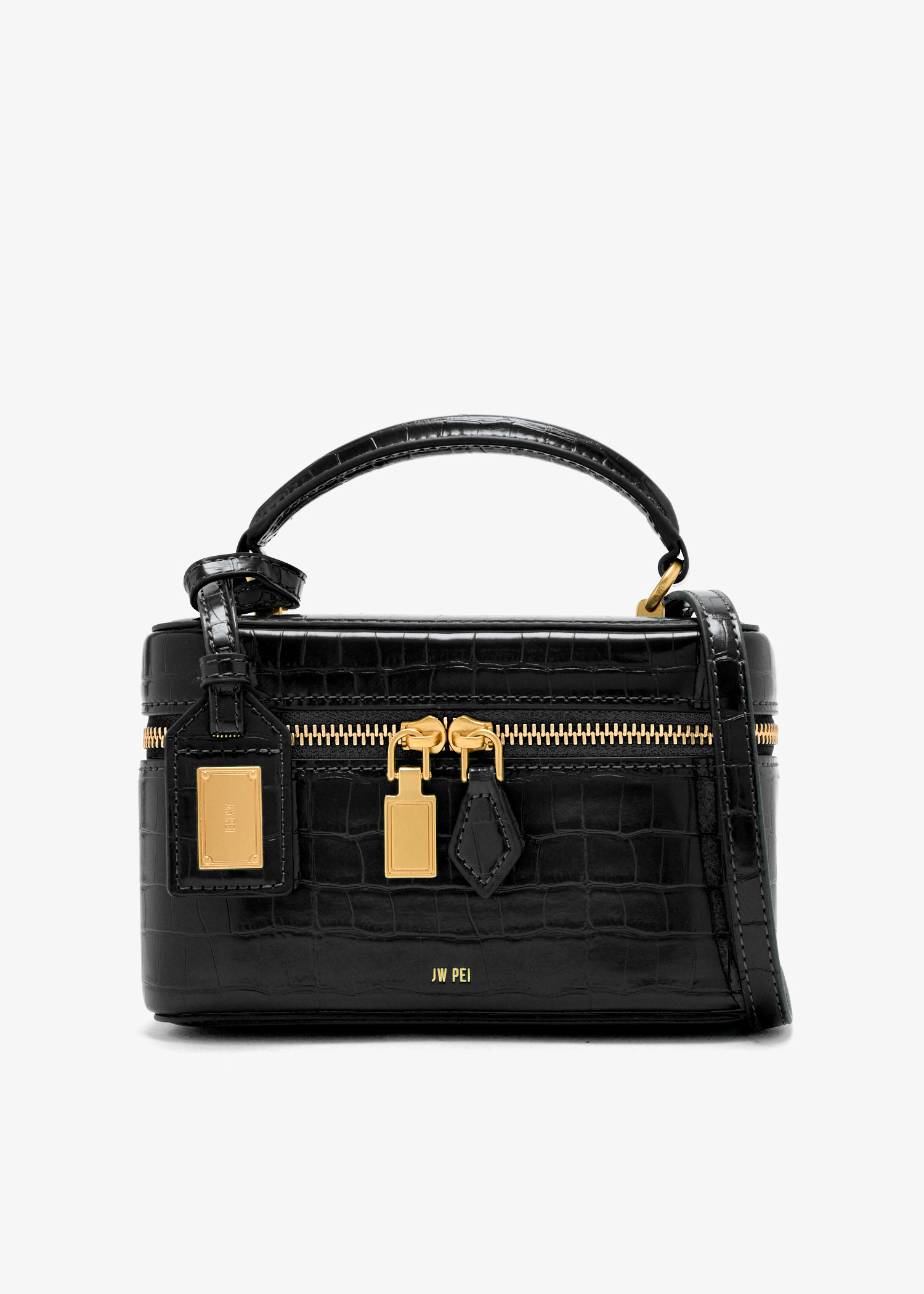 Cleo Box Shape top handle bag, Black
Cleo Box Shape top handle bag, Black