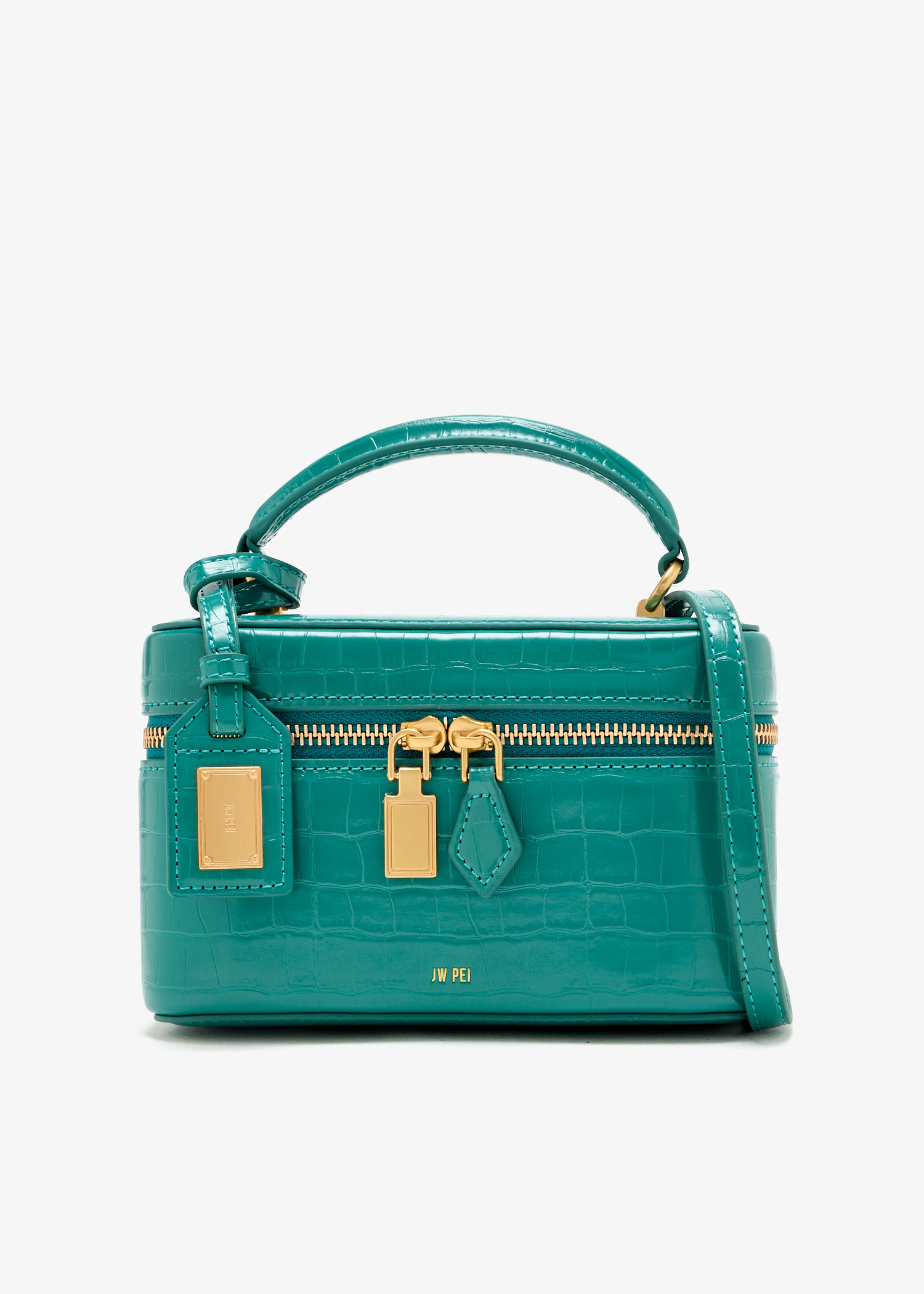 Cleo Box Shape top handle bag, Green
Cleo Box Shape top handle bag, Green