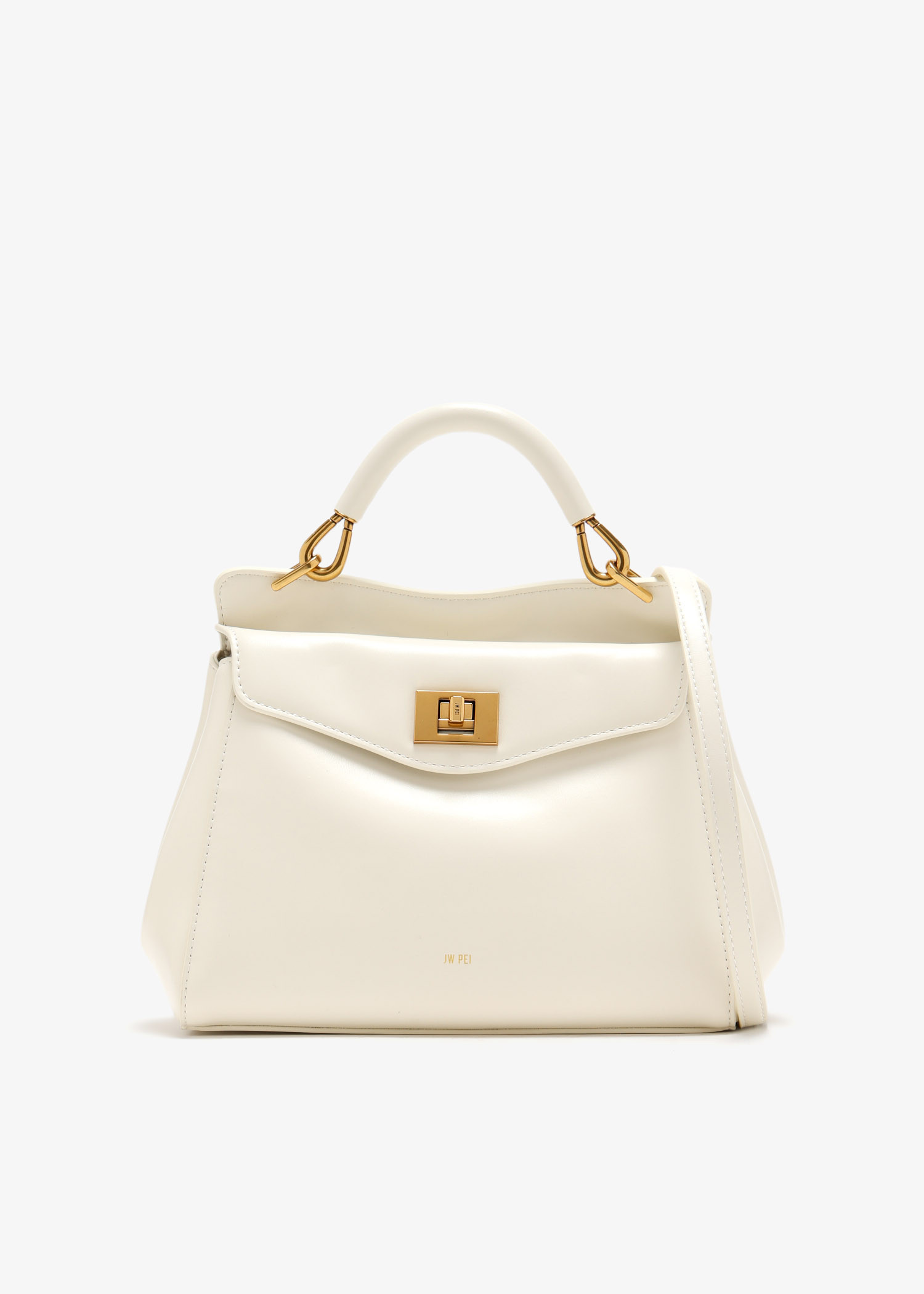 Lucia classic top handle bag, White
Lucia classic top handle bag, White