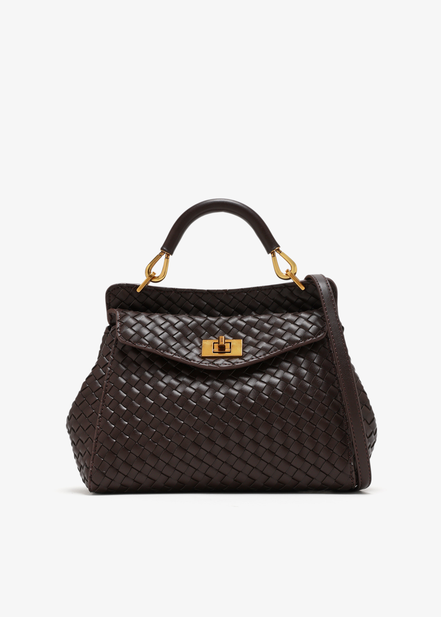 Lucia classic top handle bag, Brown
Lucia classic top handle bag, Brown