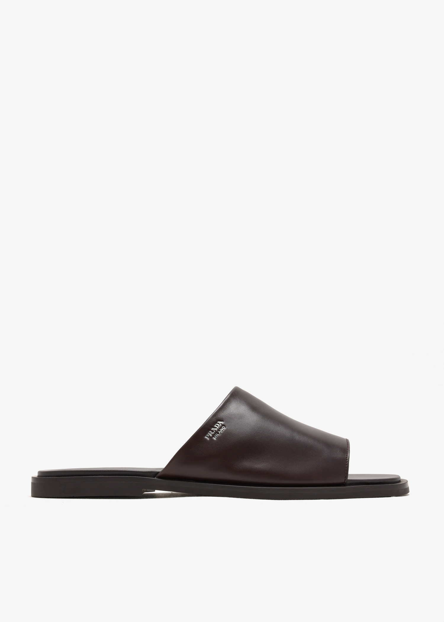 Leather slide sandals, Brown
Leather slide sandals, Brown