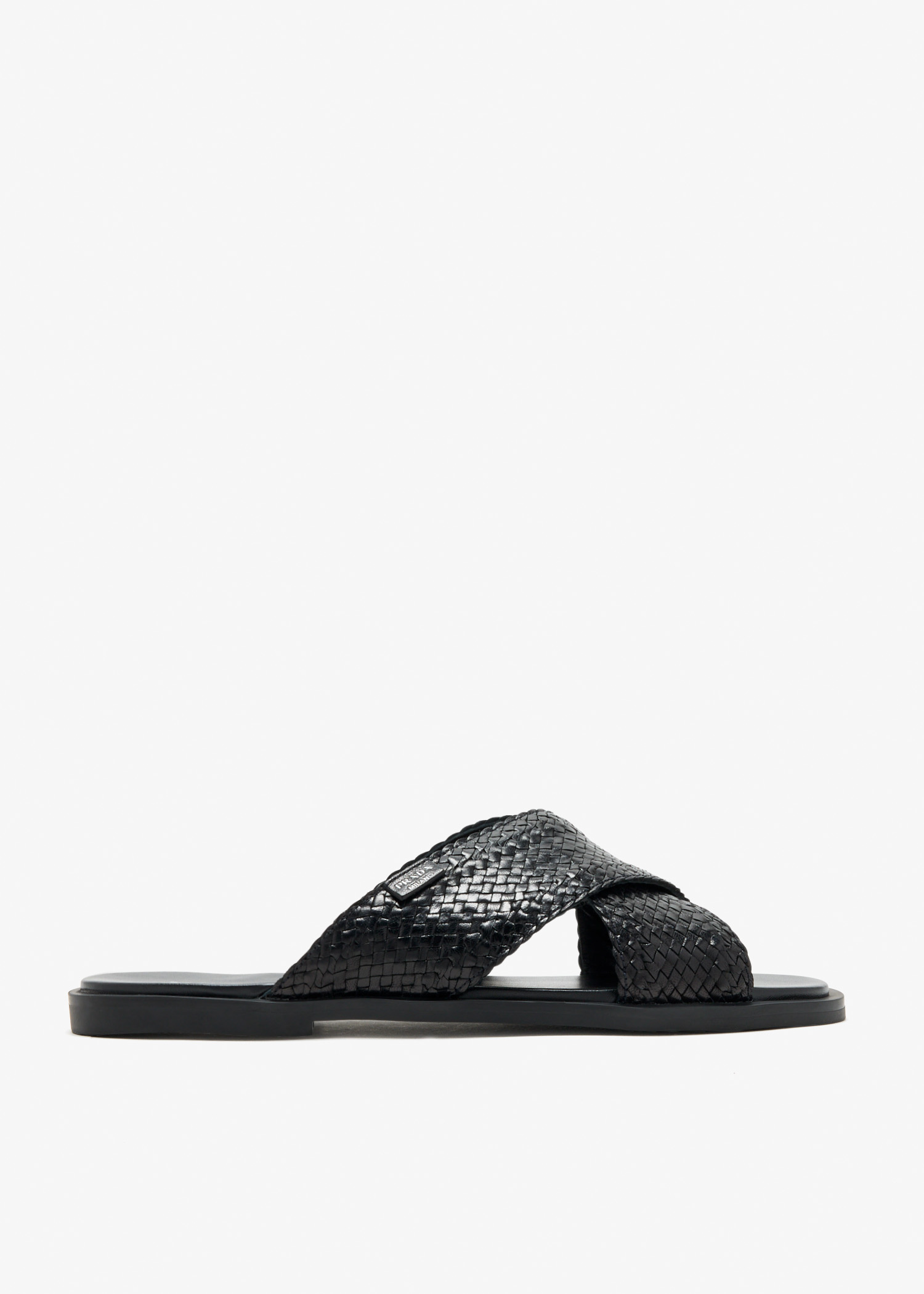 Crisscross slide sandals, Black
Crisscross slide sandals, Black