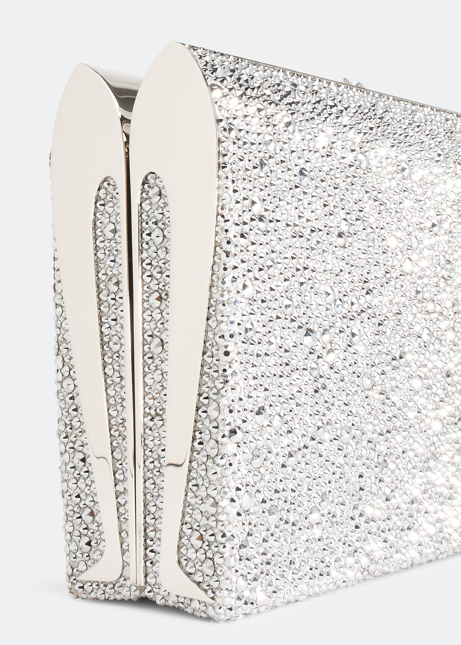 Fetish clutch, Silver