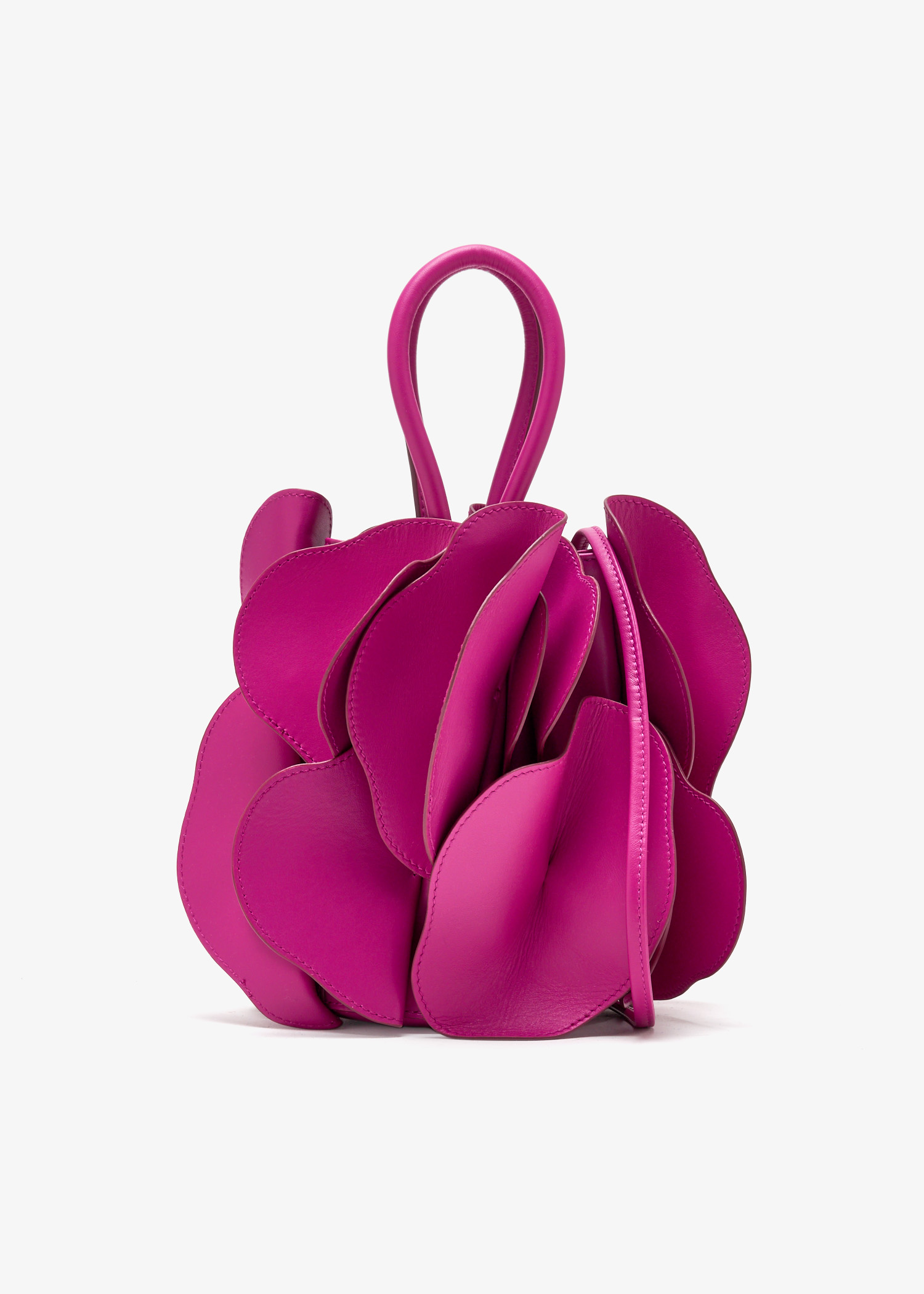 Leather flower bag, Pink
Leather flower bag, Pink