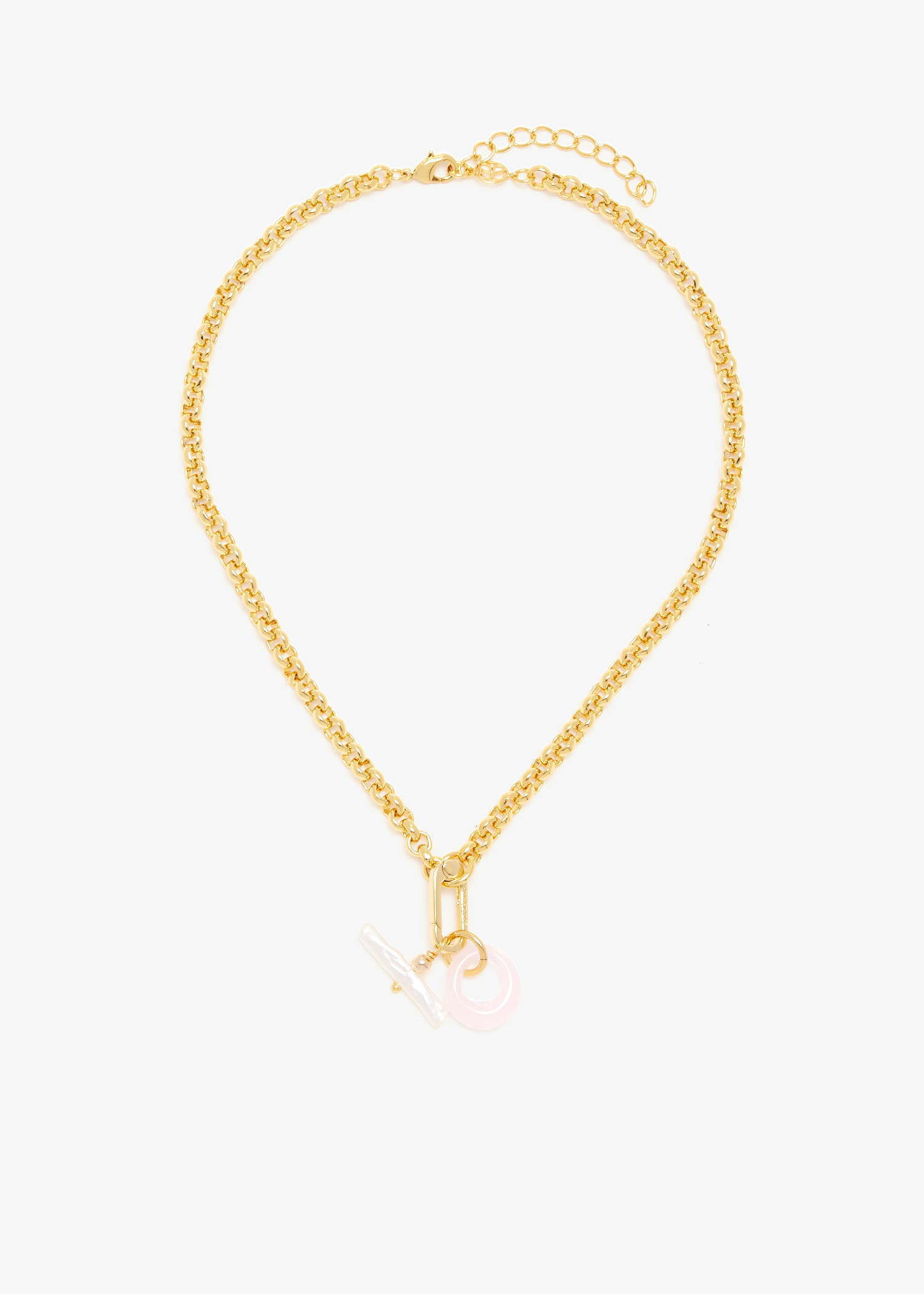 3 in 1 Toggle link necklace, Gold
3 in 1 Toggle link necklace, Gold
