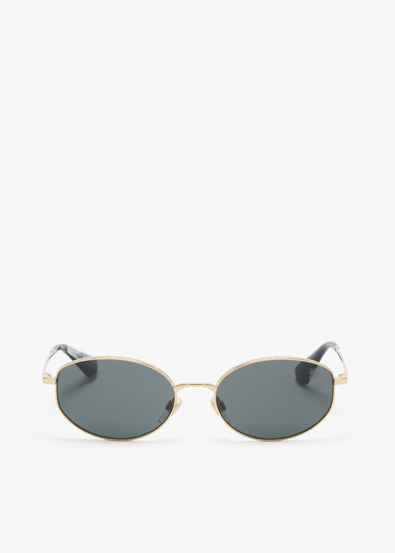 Check oval sunglasses, Gold
Check oval sunglasses, Gold