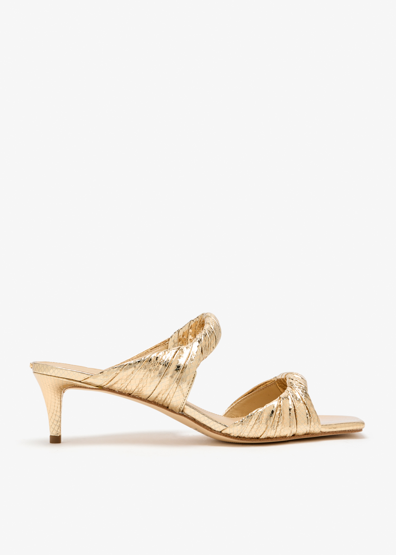 Kiana mules, Gold
Kiana mules, Gold