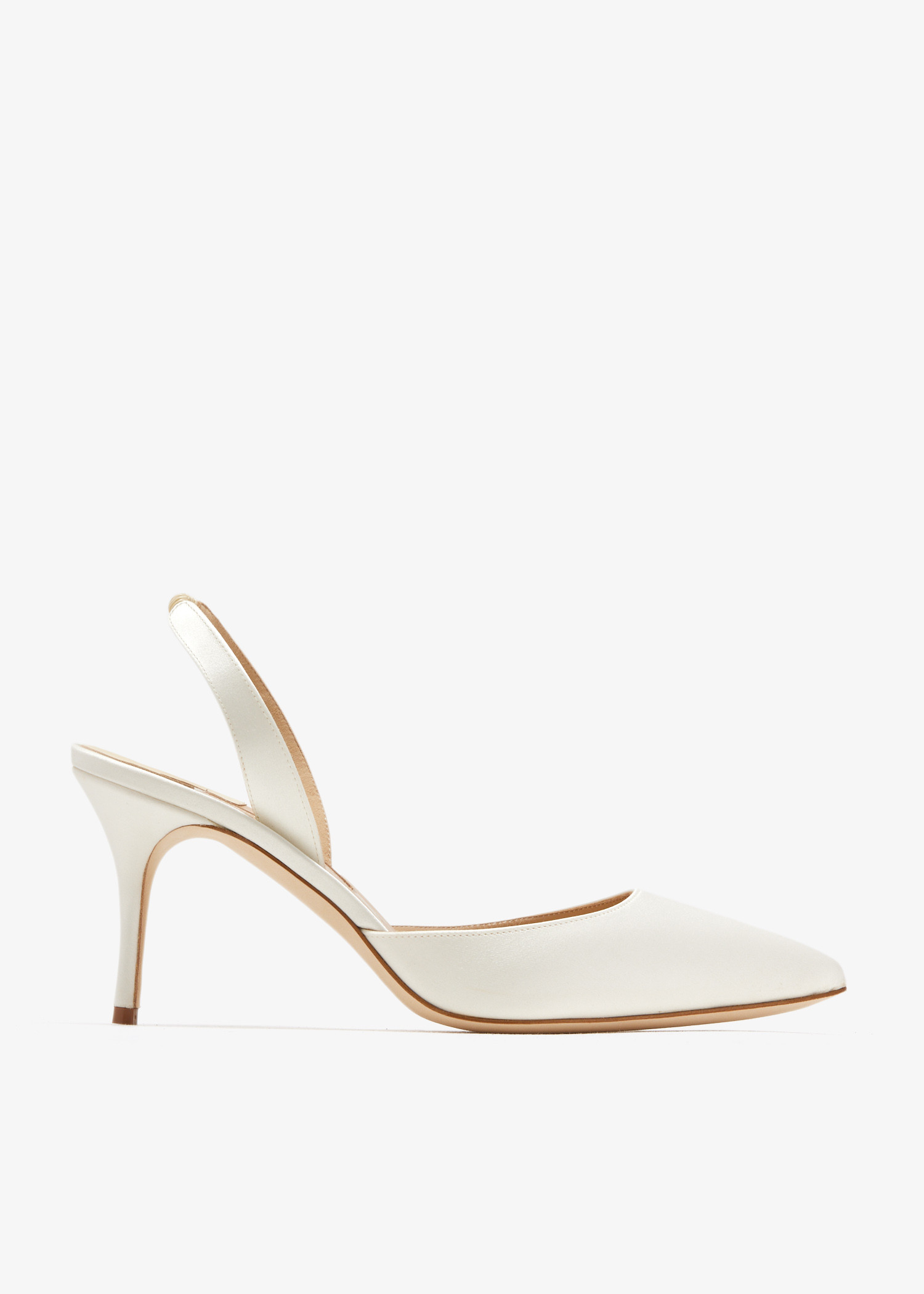 Carolyne slingback pumps, White
Carolyne slingback pumps, White
